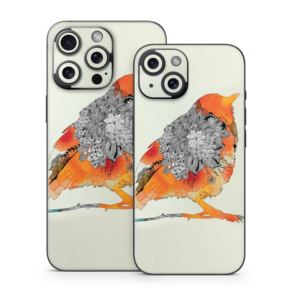 Orange Bird - Apple iPhone 15 Skin