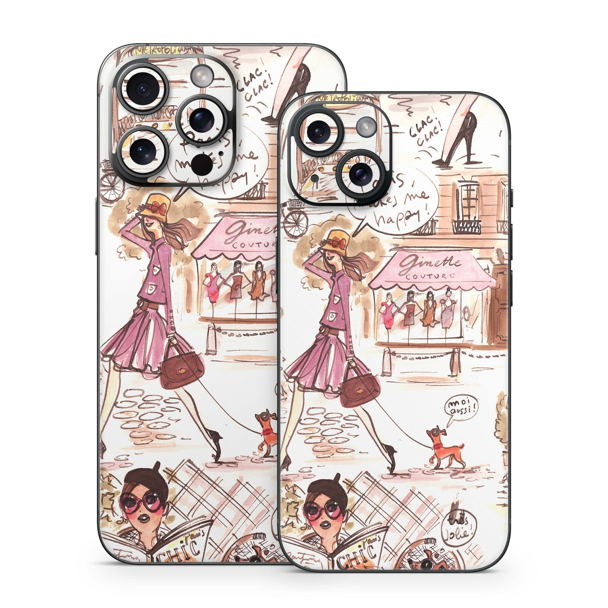 Paris Makes Me Happy - Apple iPhone 15 Skin