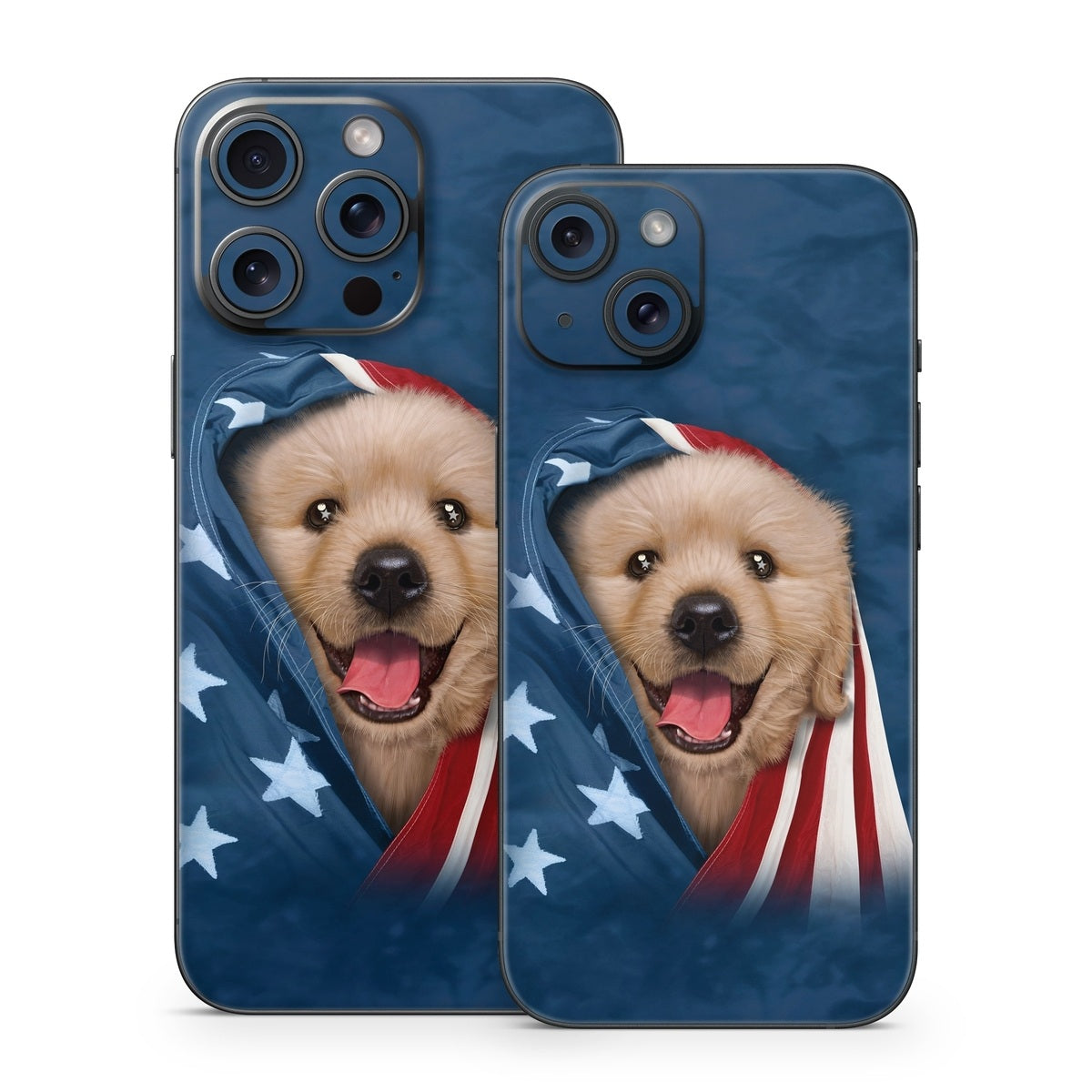 Patriotic Retriever - Apple iPhone 15 Skin