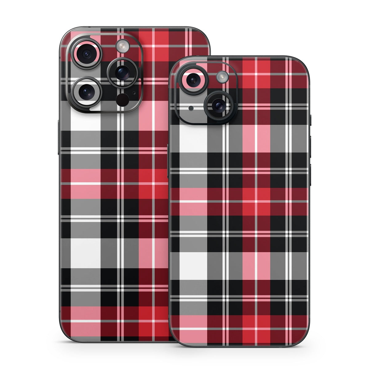 Red Plaid - Apple iPhone 15 Skin