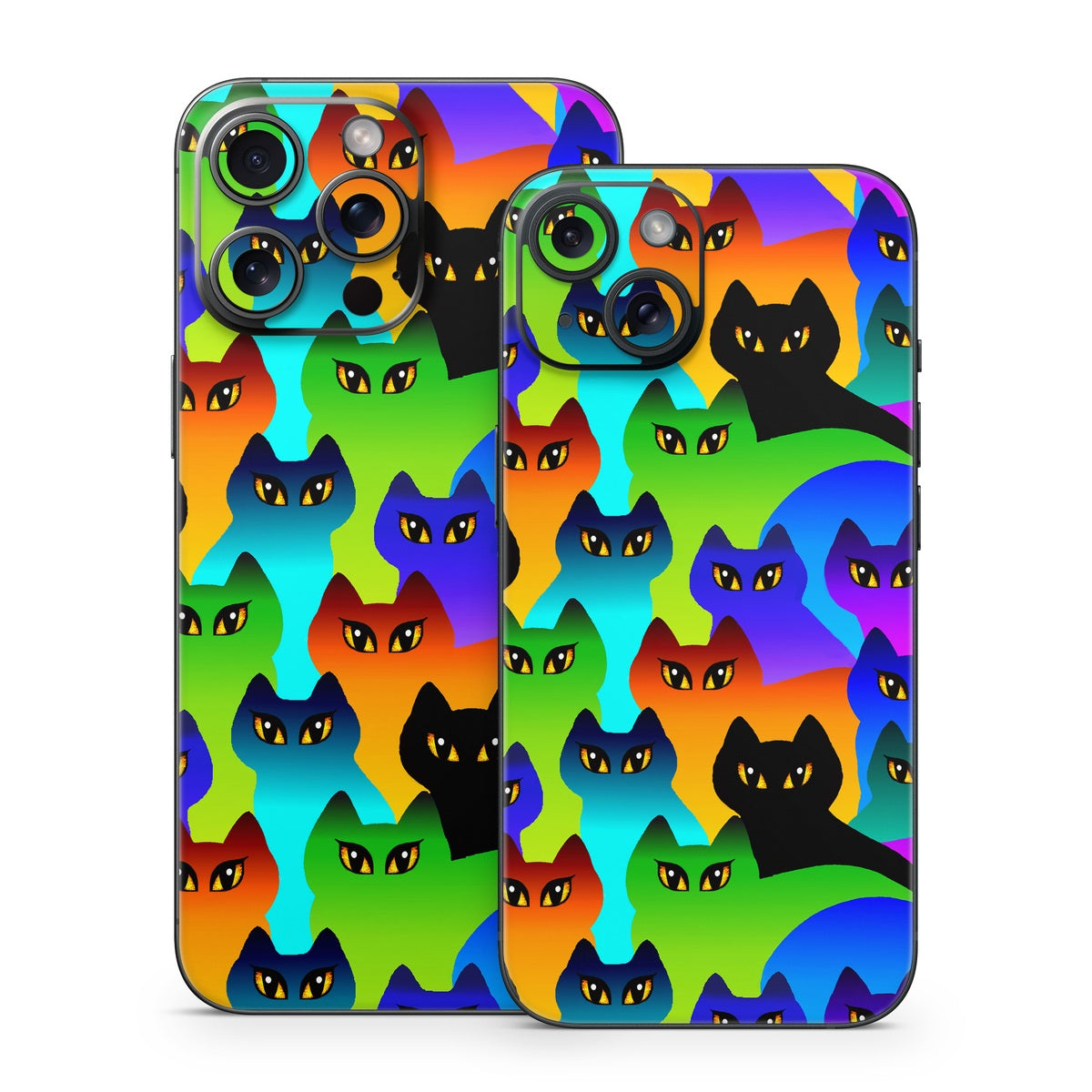 Rainbow Cats - Apple iPhone 15 Skin