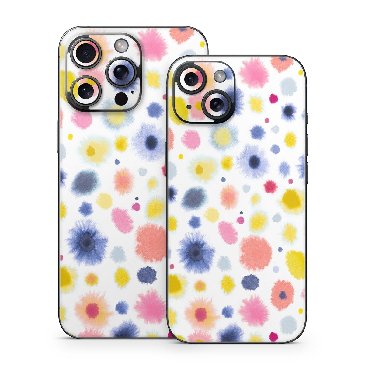 Red Blue Dots - Apple iPhone 15 Skin