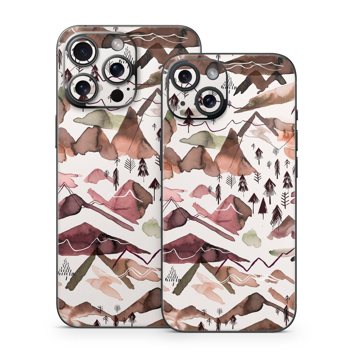 Red Mountains - Apple iPhone 15 Skin