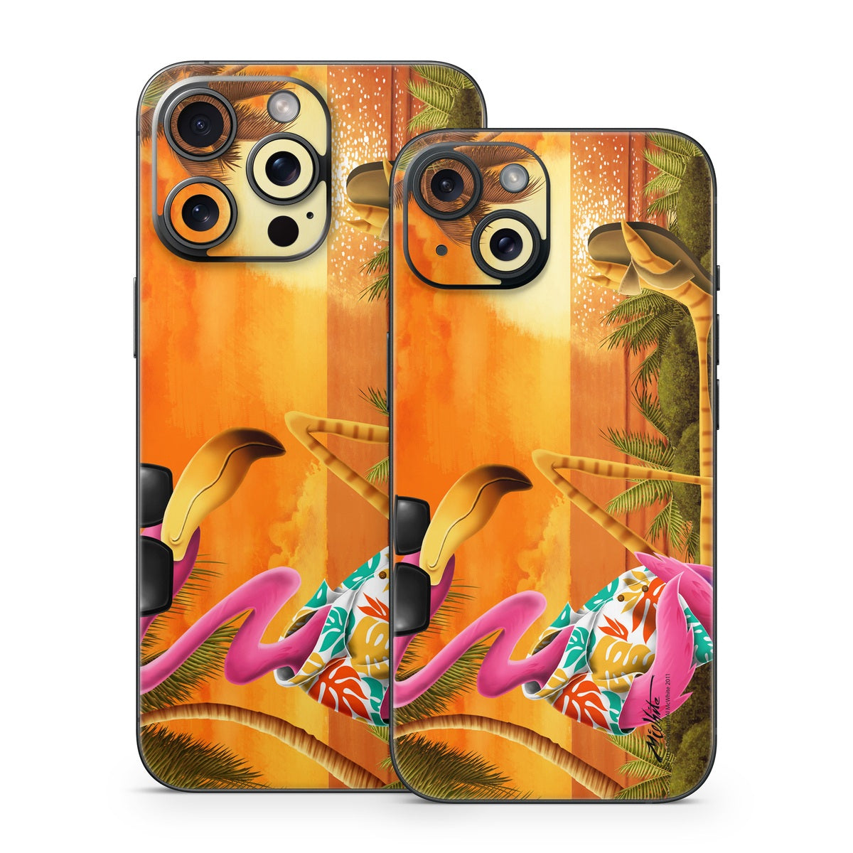 Sunset Flamingo - Apple iPhone 15 Skin