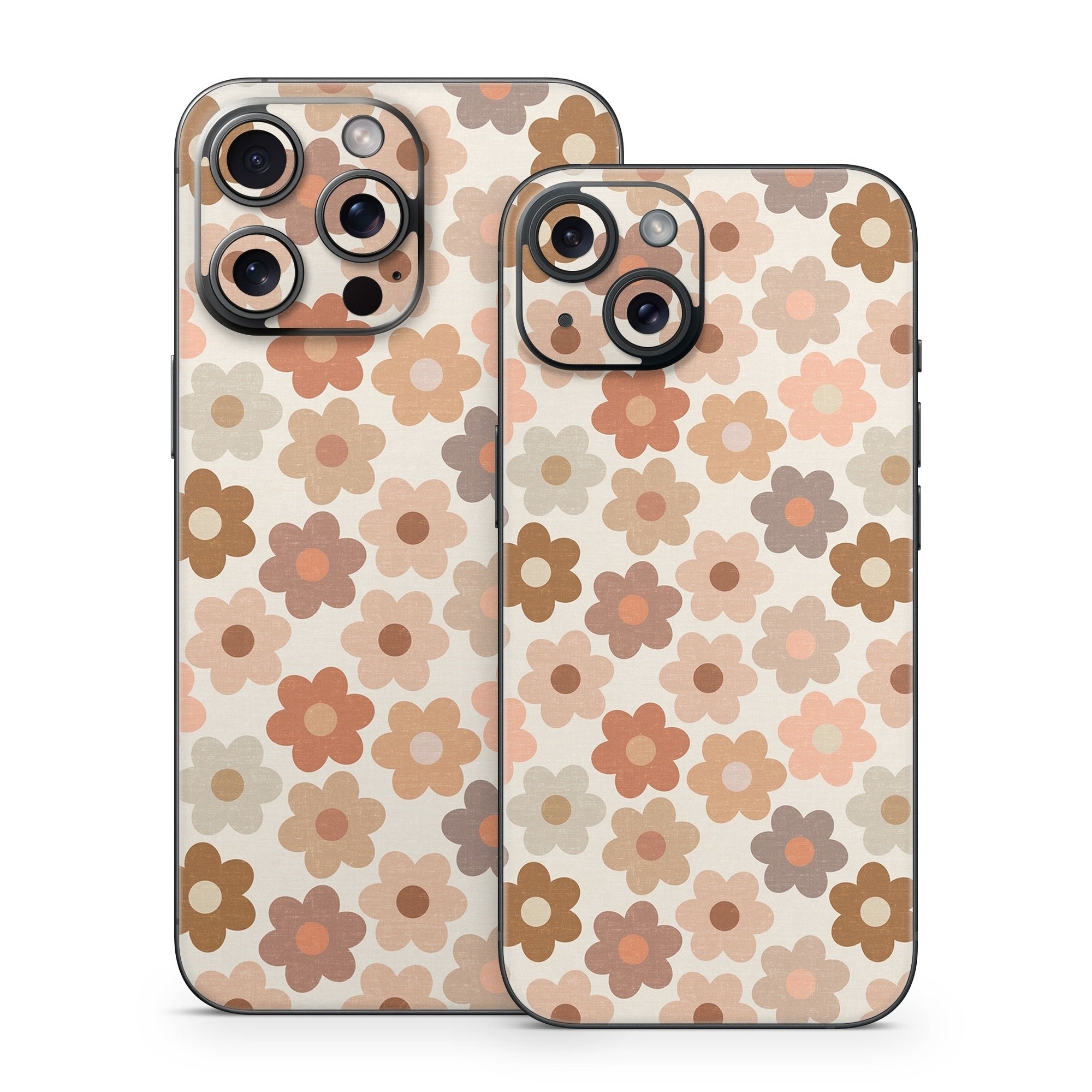 Terracotta Daisies - Apple iPhone 15 Skin