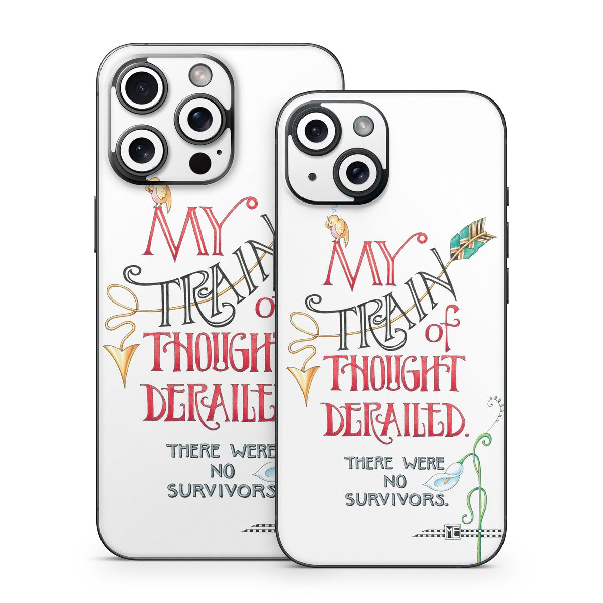 Train Derailed - Apple iPhone 15 Skin