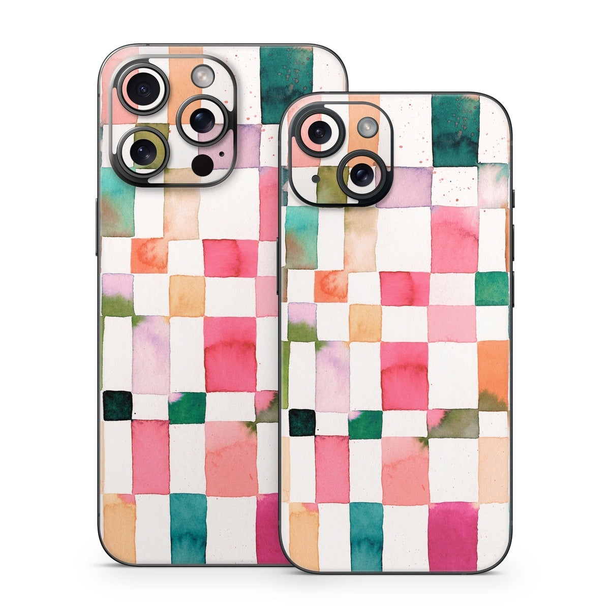 Watercolor Squares - Apple iPhone 15 Skin