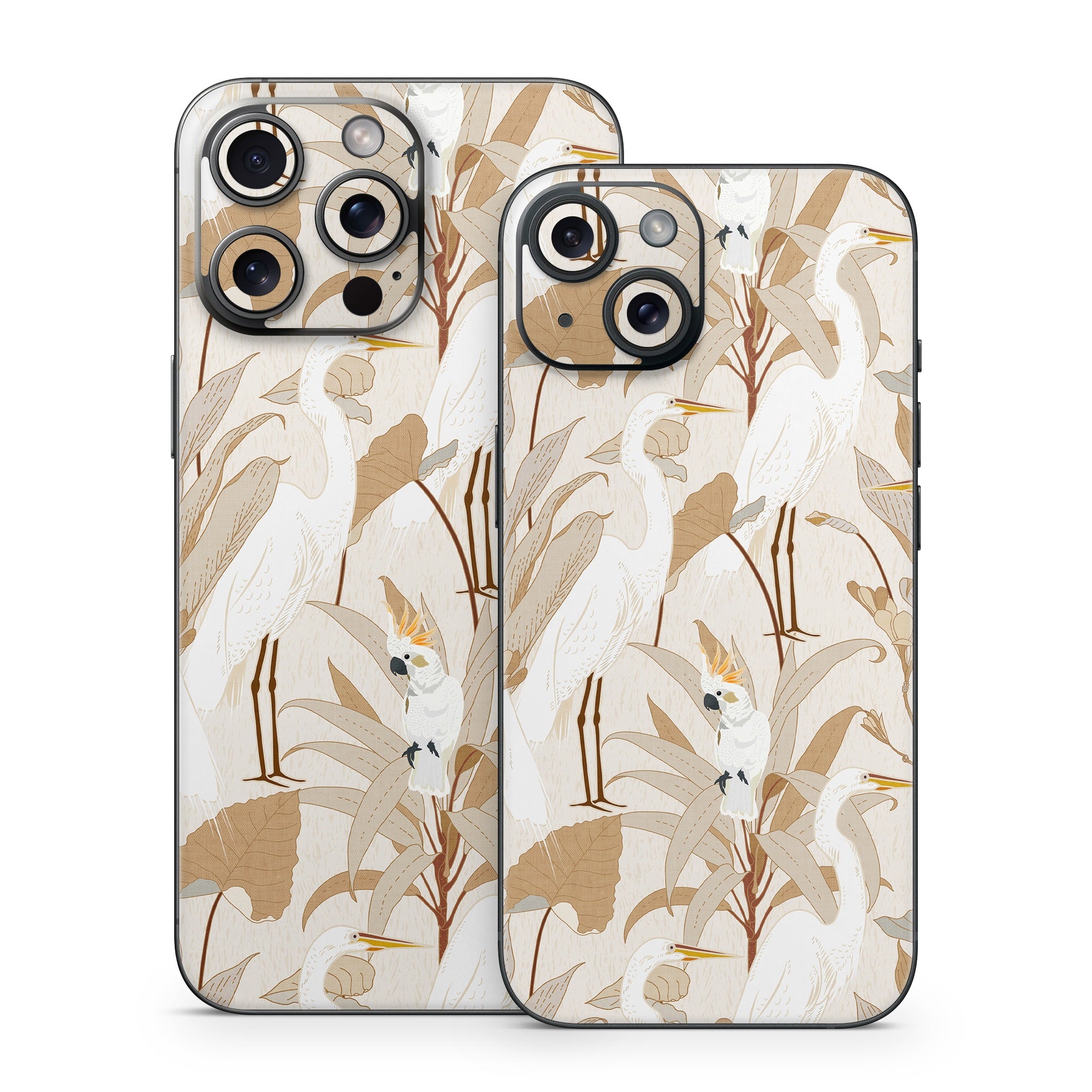 White Cranes Cockatoo - Apple iPhone 15 Skin