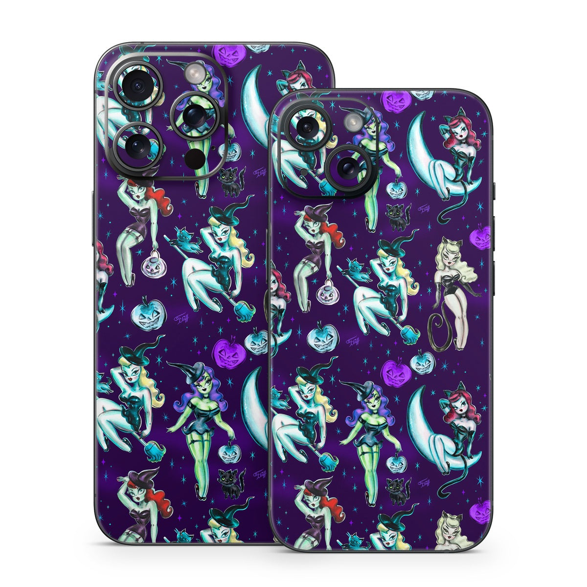 Witches and Black Cats - Apple iPhone 15 Skin