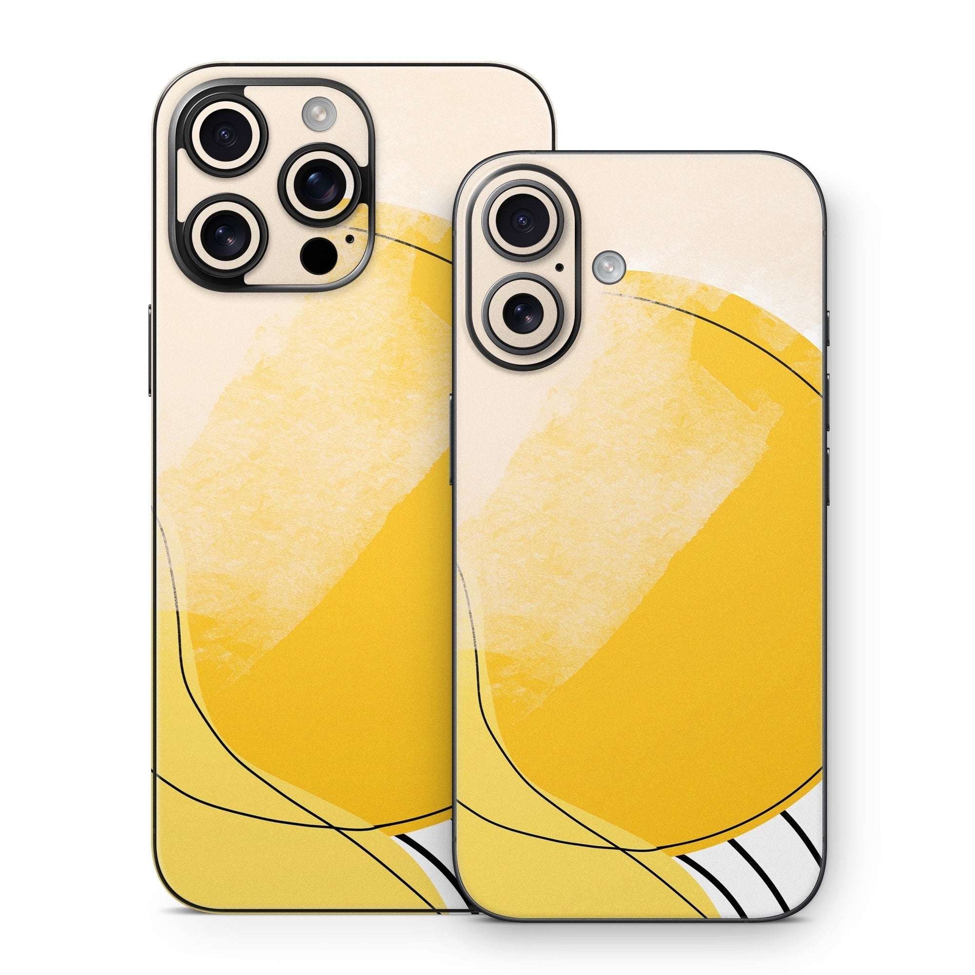 Abstract Yellow - Apple iPhone 16 Skin