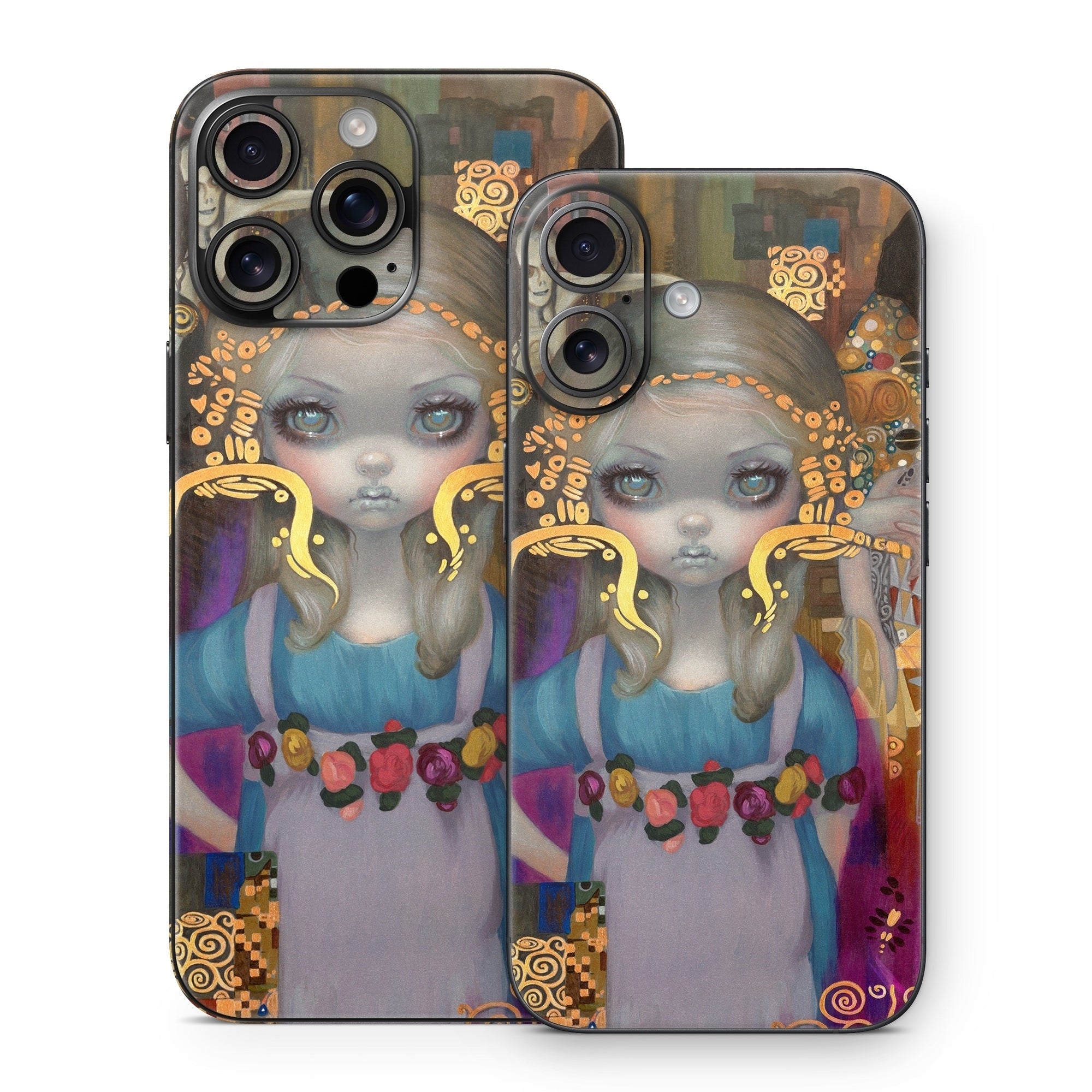 Alice in a Klimt Dream - Apple iPhone 16 Skin