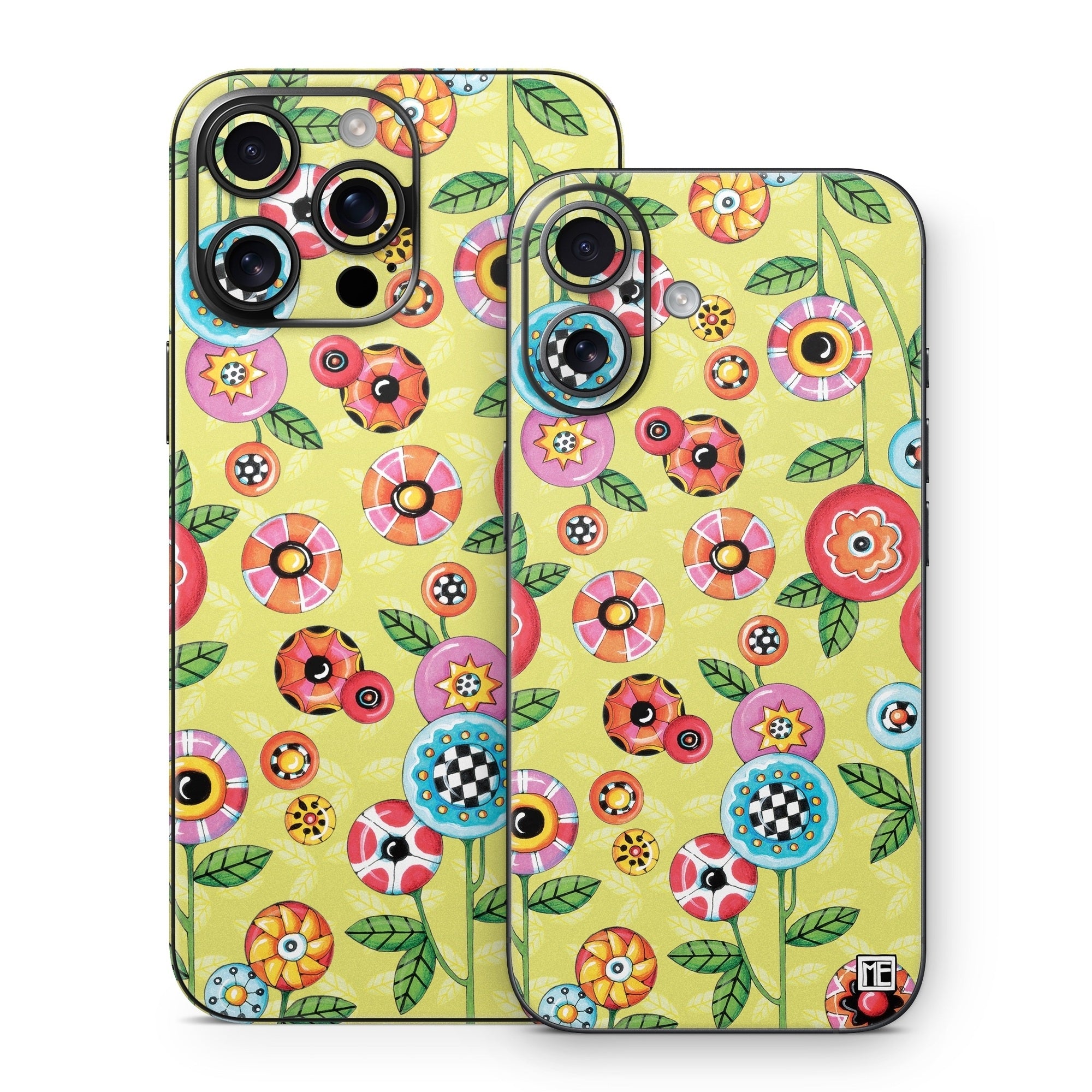 Button Flowers - Apple iPhone 16 Skin