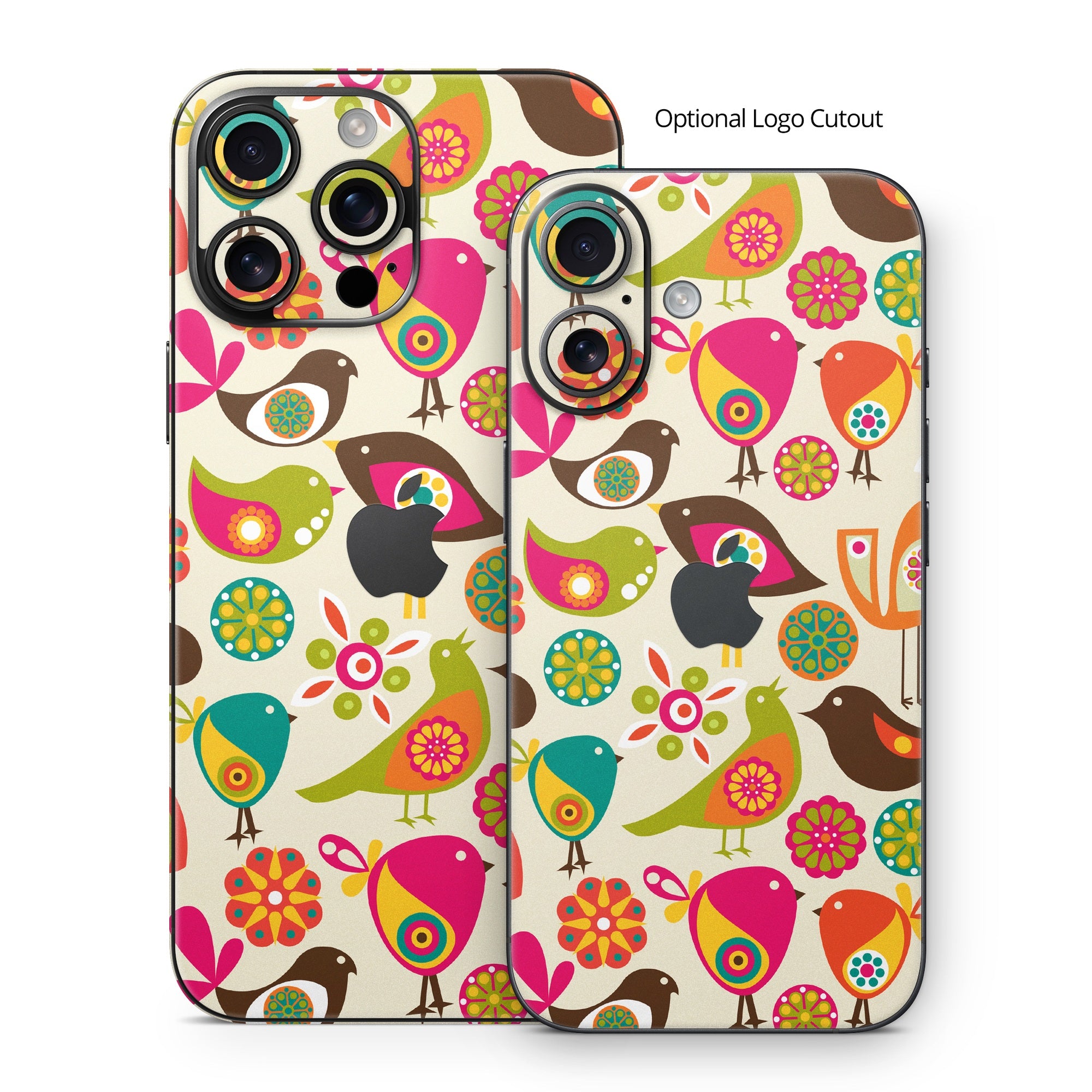 Bird Flowers - Apple iPhone 16 Skin