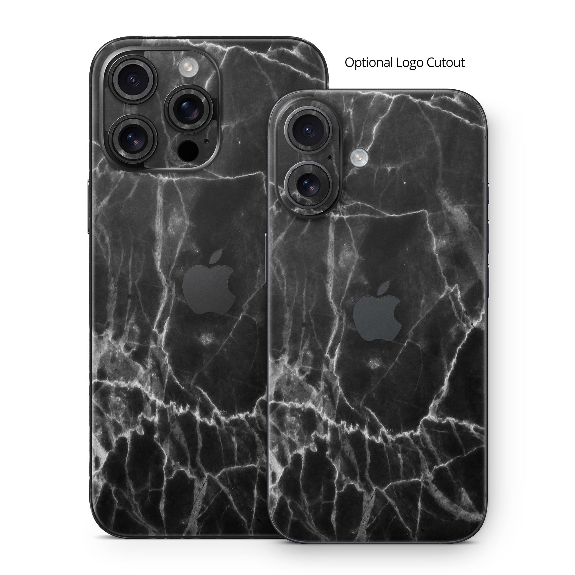 Black Marble - Apple iPhone 16 Skin