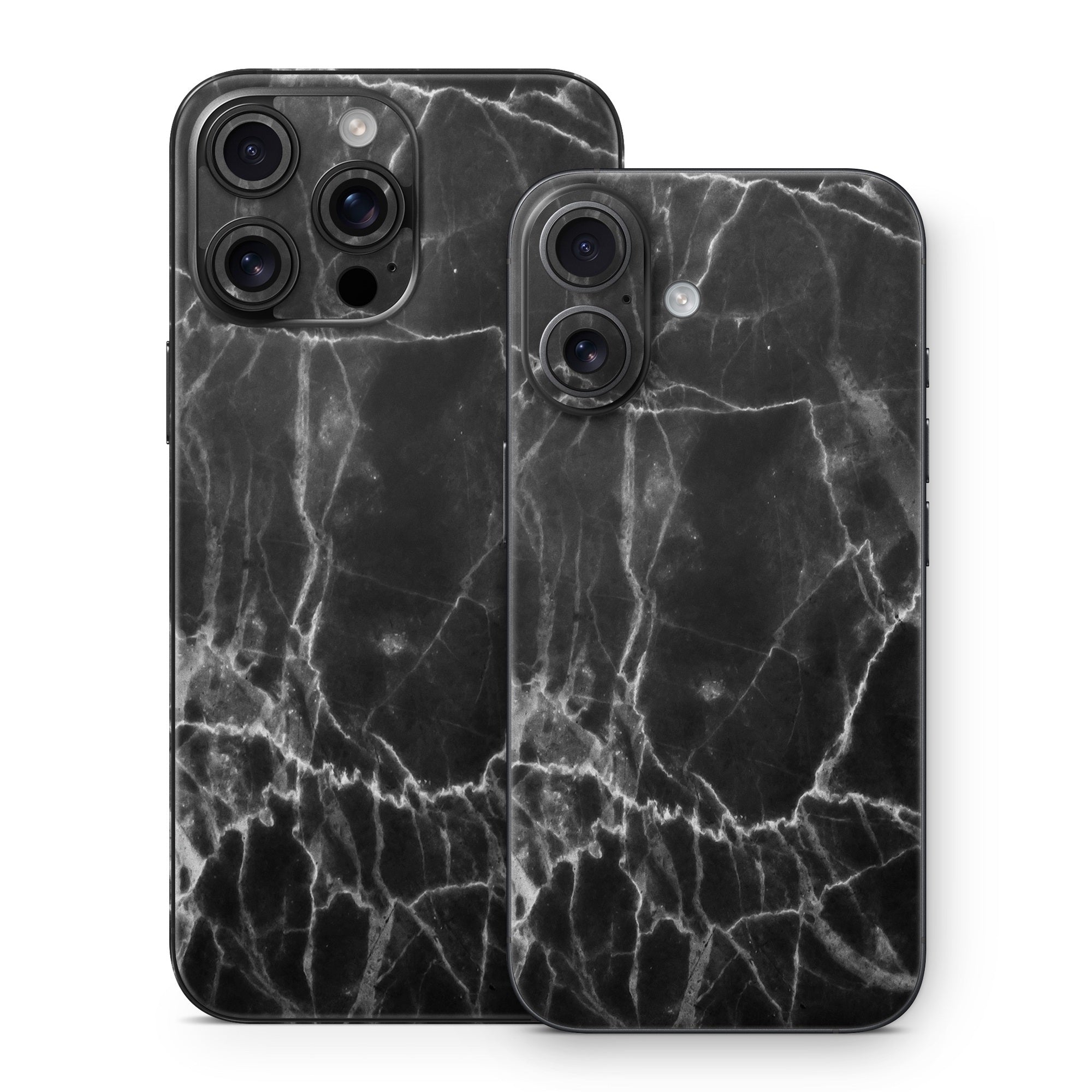 Black Marble - Apple iPhone 16 Skin