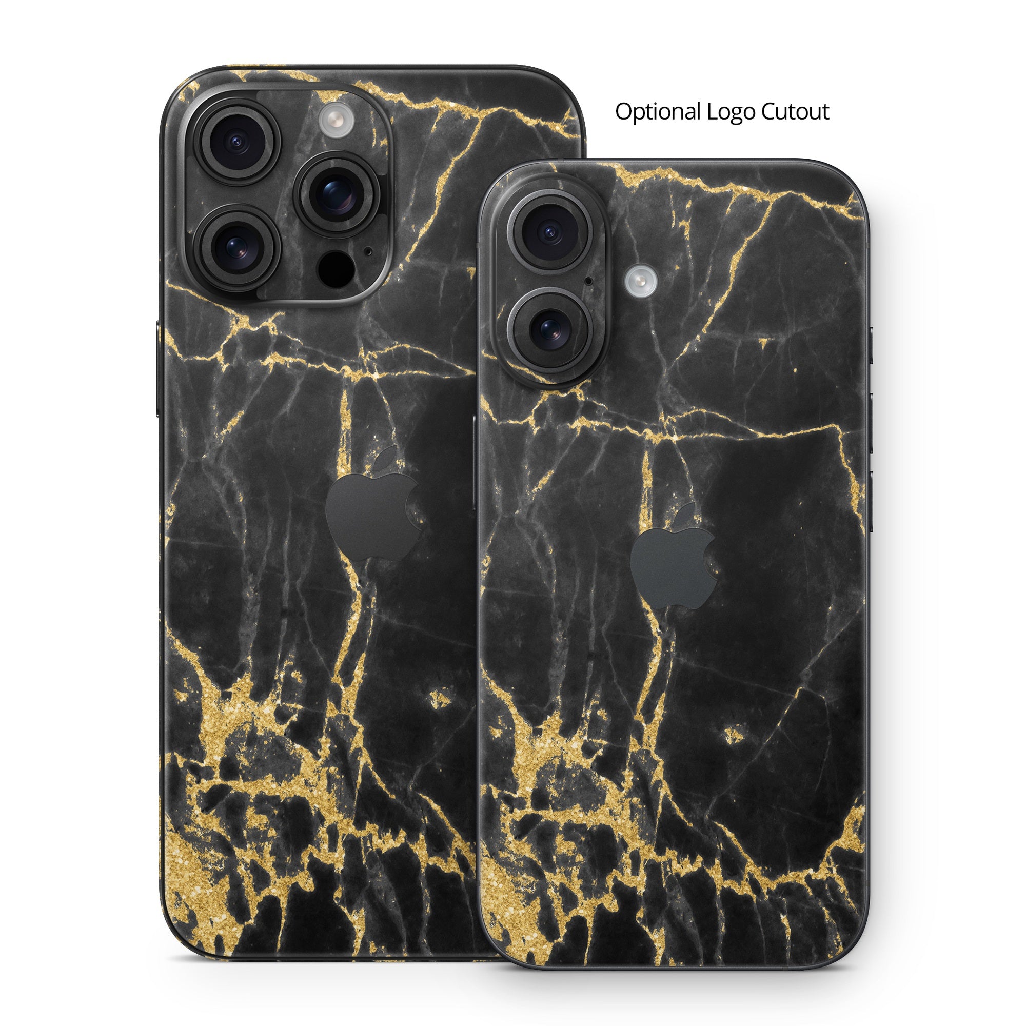 Black Gold Marble - Apple iPhone 16 Skin