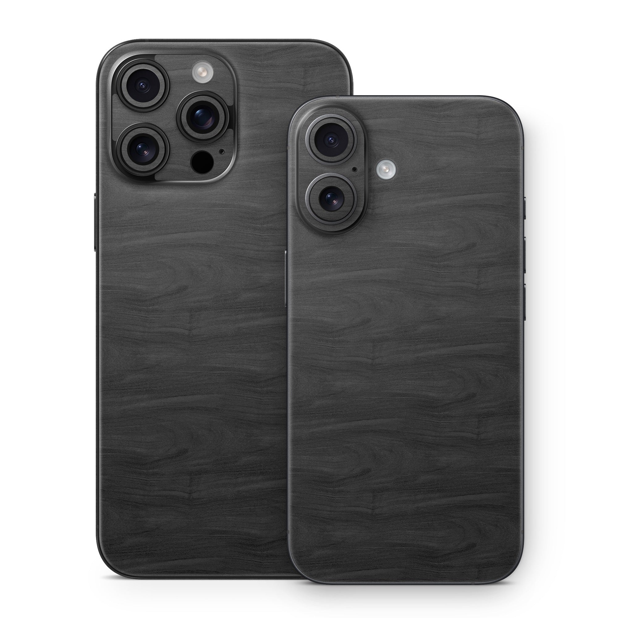 Black Woodgrain - Apple iPhone 16 Skin