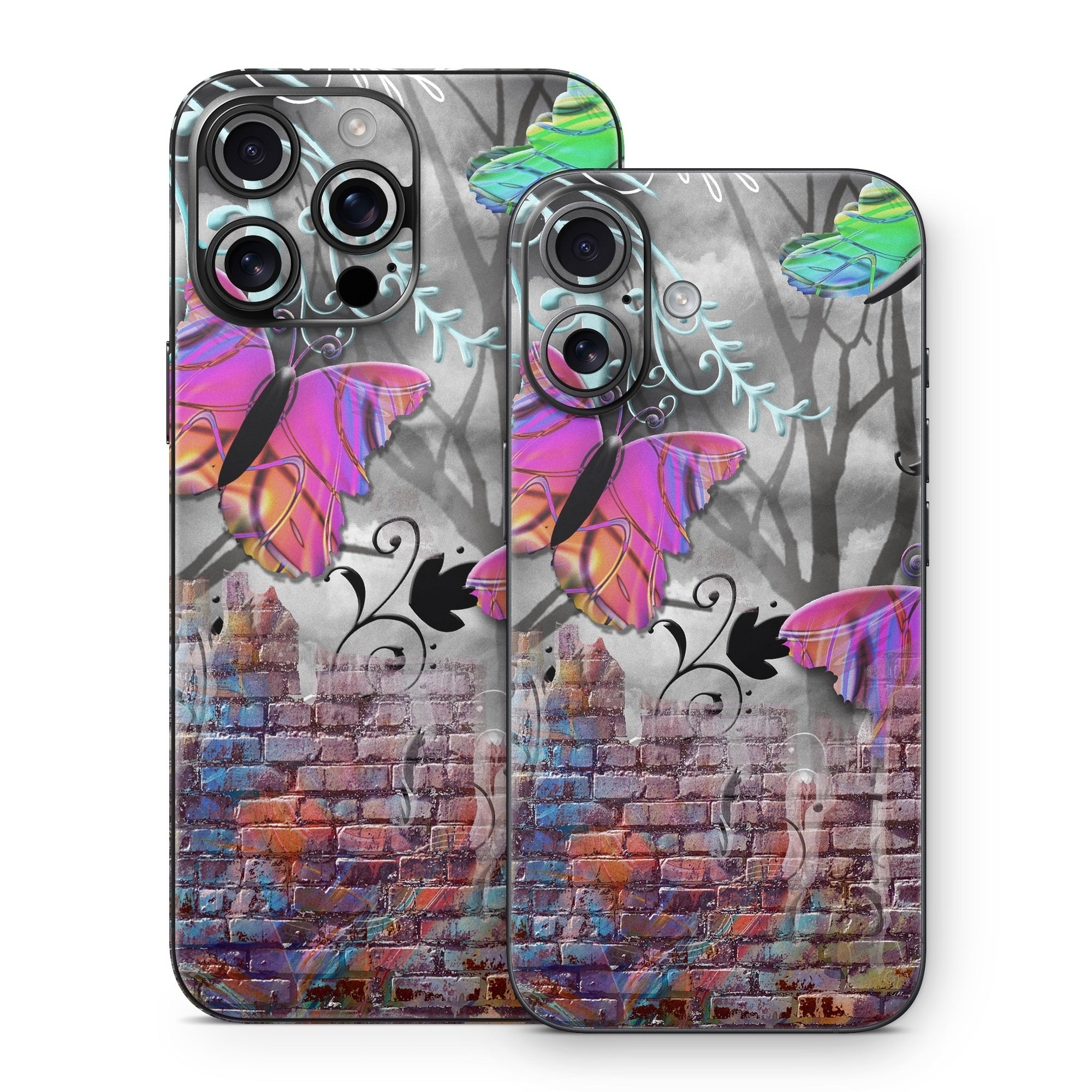 Butterfly Wall - Apple iPhone 16 Skin