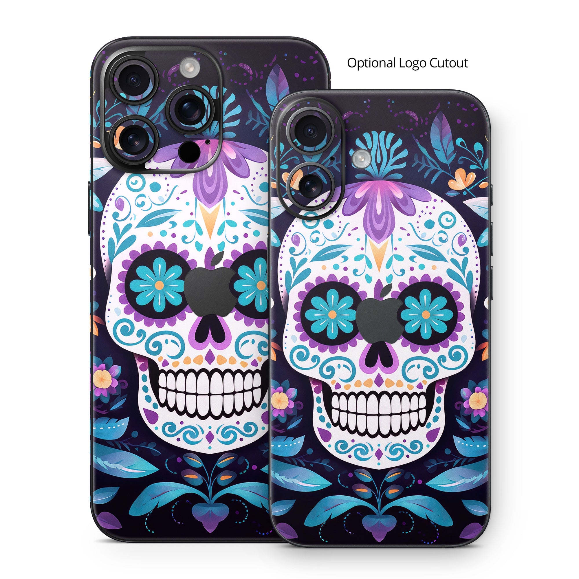 Calavera Azul - Apple iPhone 16 Skin