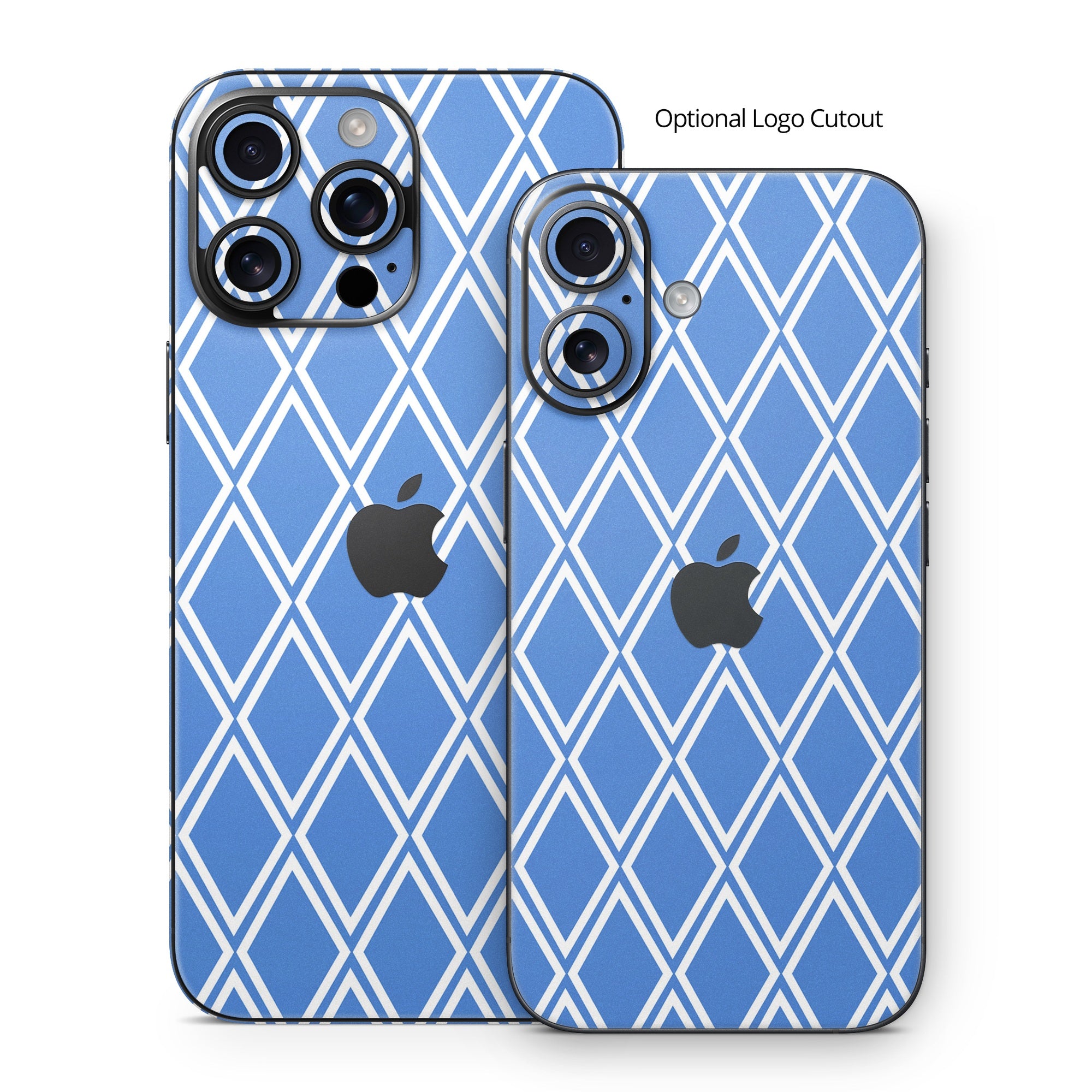 Blue Checks - Apple iPhone 16 Skin