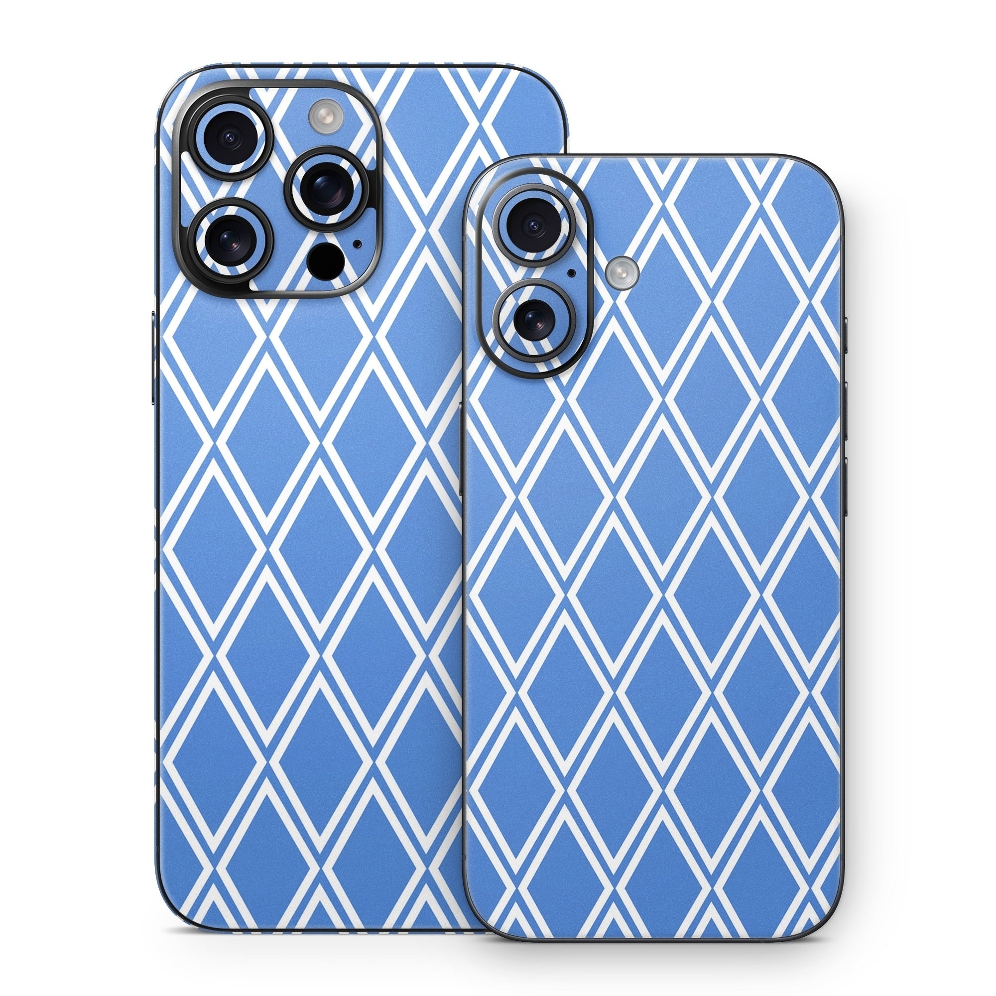 Blue Checks - Apple iPhone 16 Skin