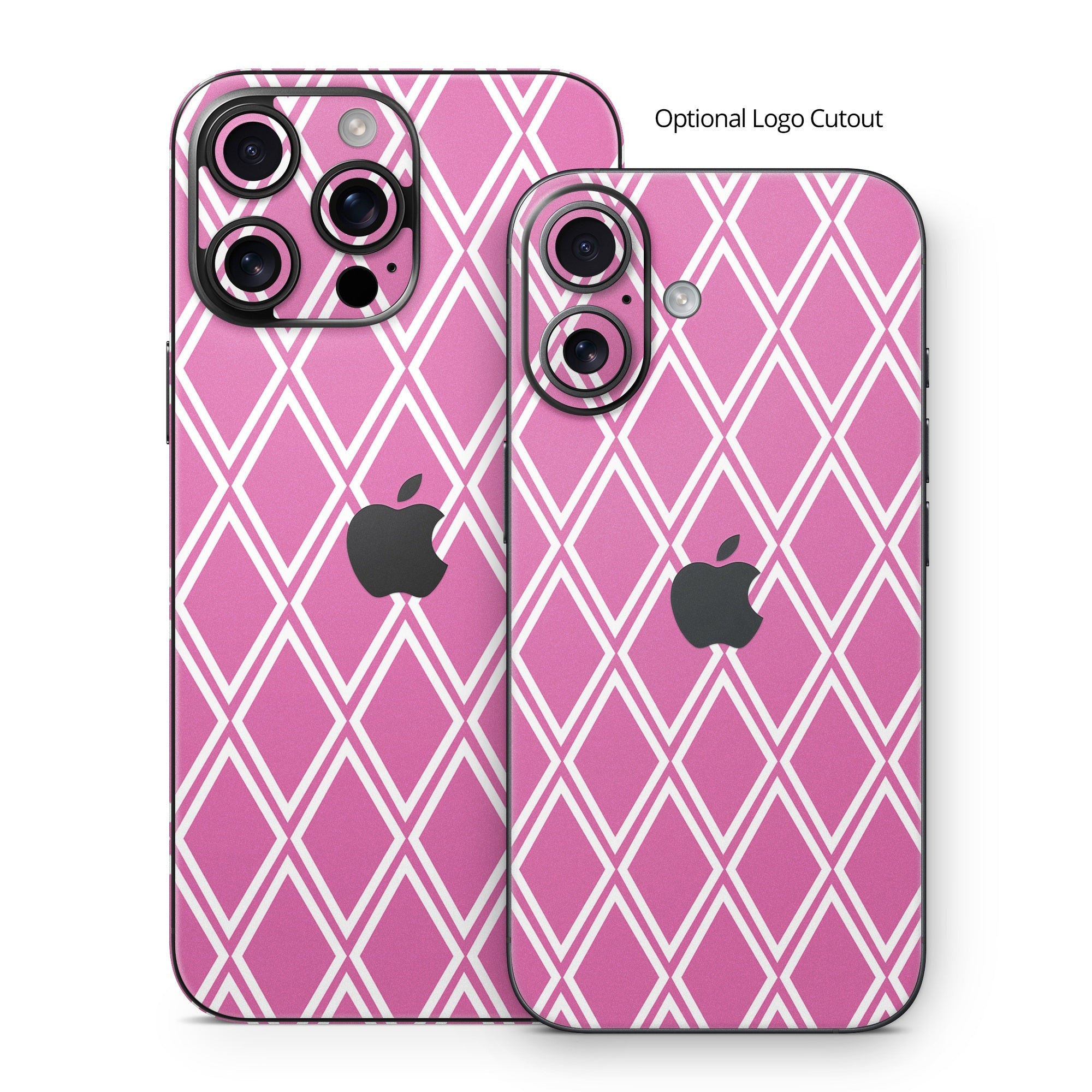 Pink Checks - Apple iPhone 16 Skin