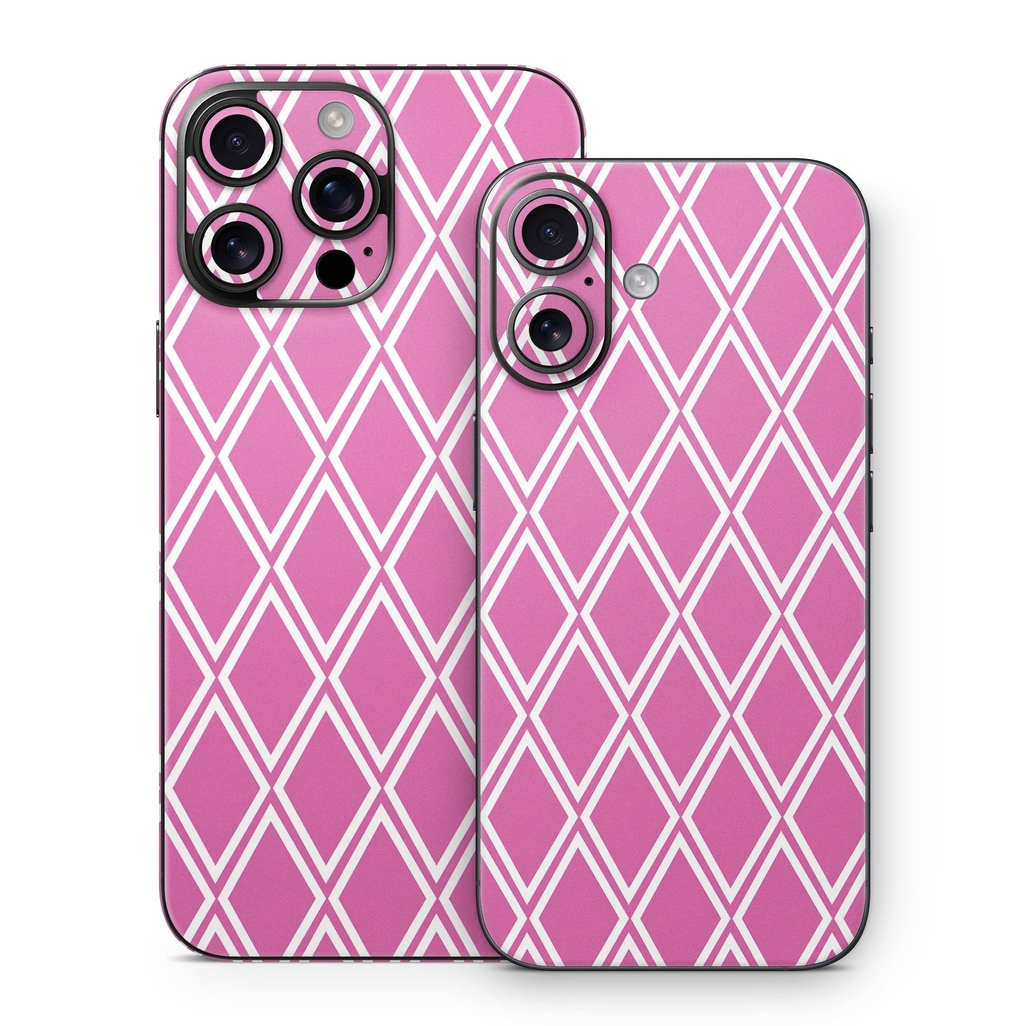 Pink Checks - Apple iPhone 16 Skin