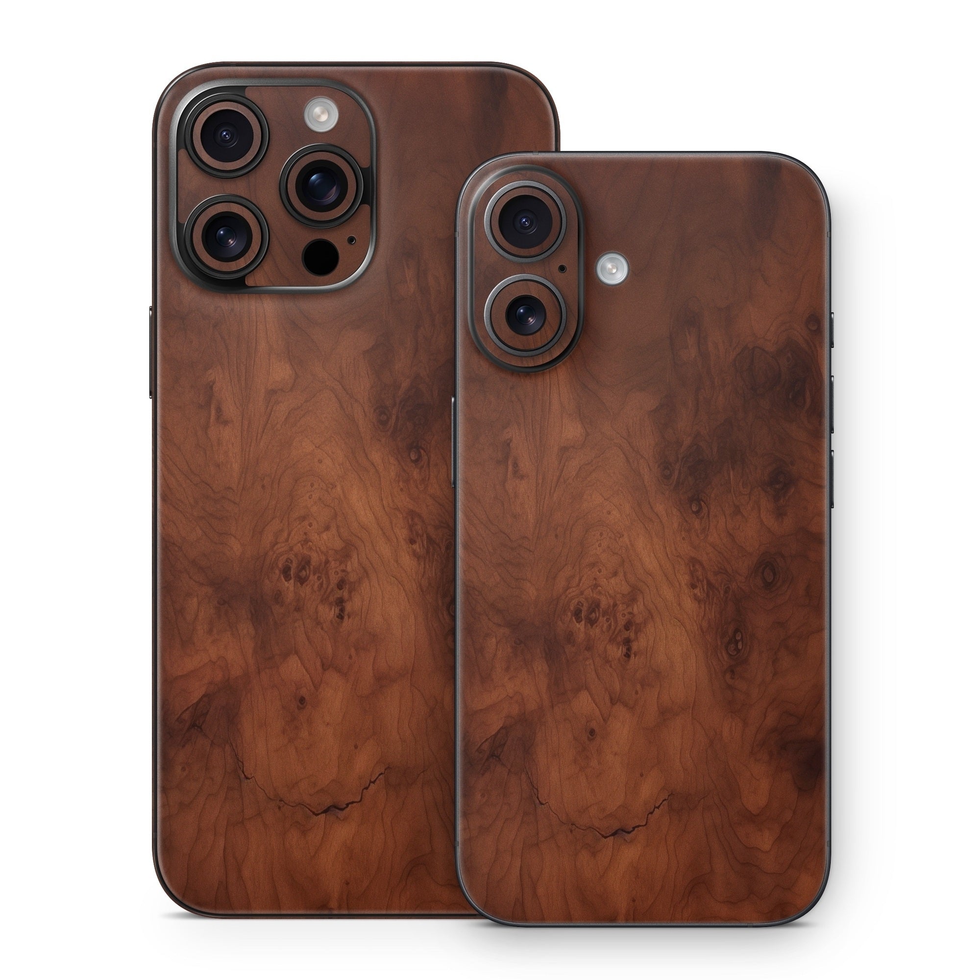 Dark Burlwood - Apple iPhone 16 Skin