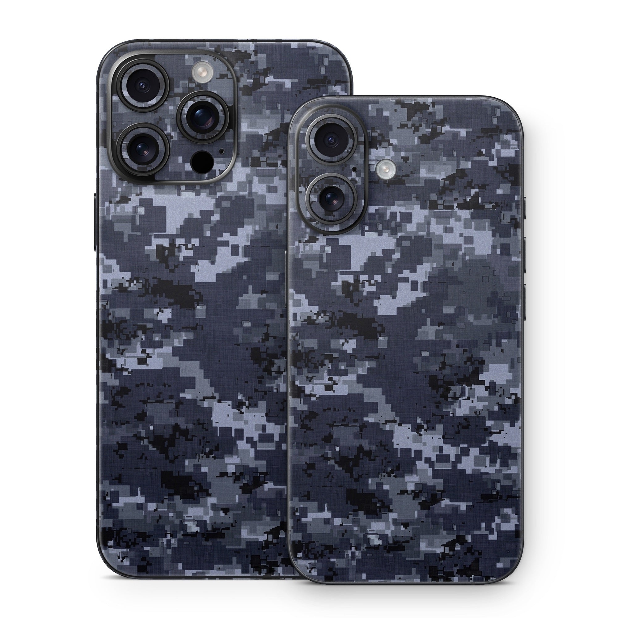 Digital Navy Camo - Apple iPhone 16 Skin