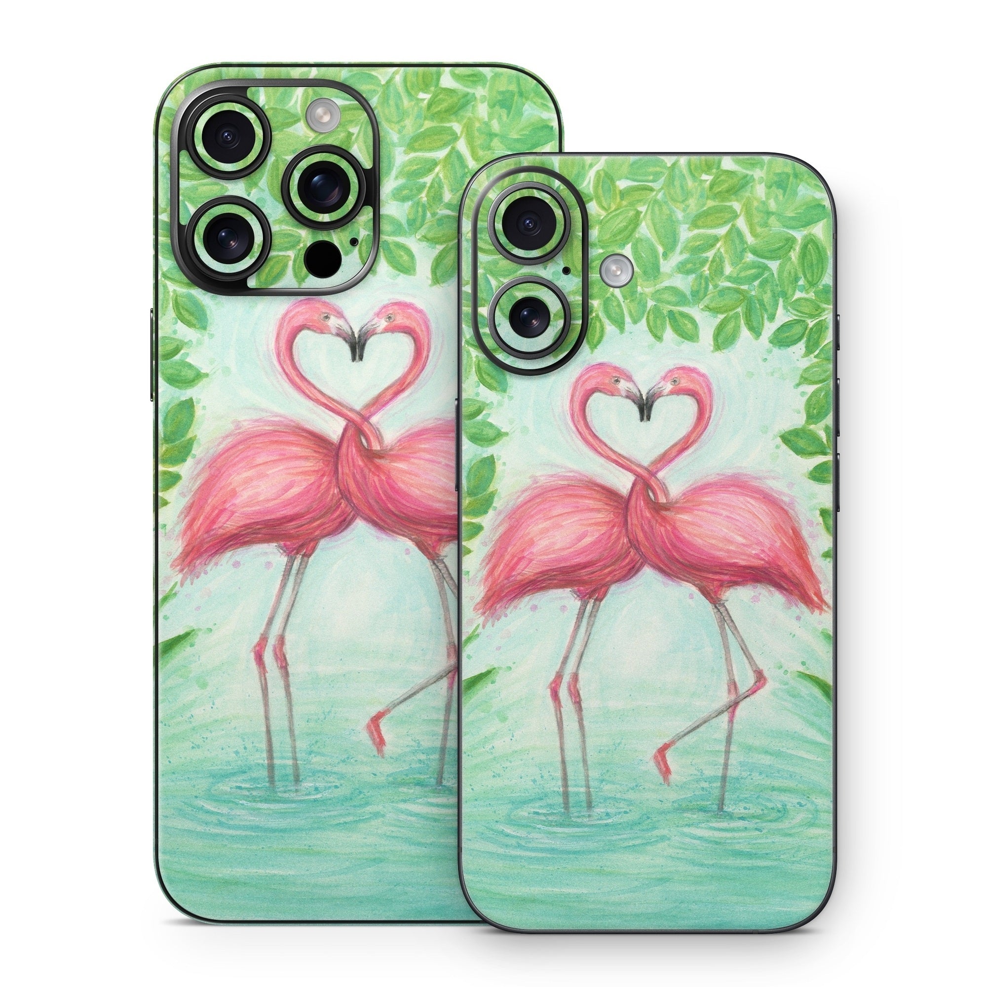 Flamingo Love - Apple iPhone 16 Skin