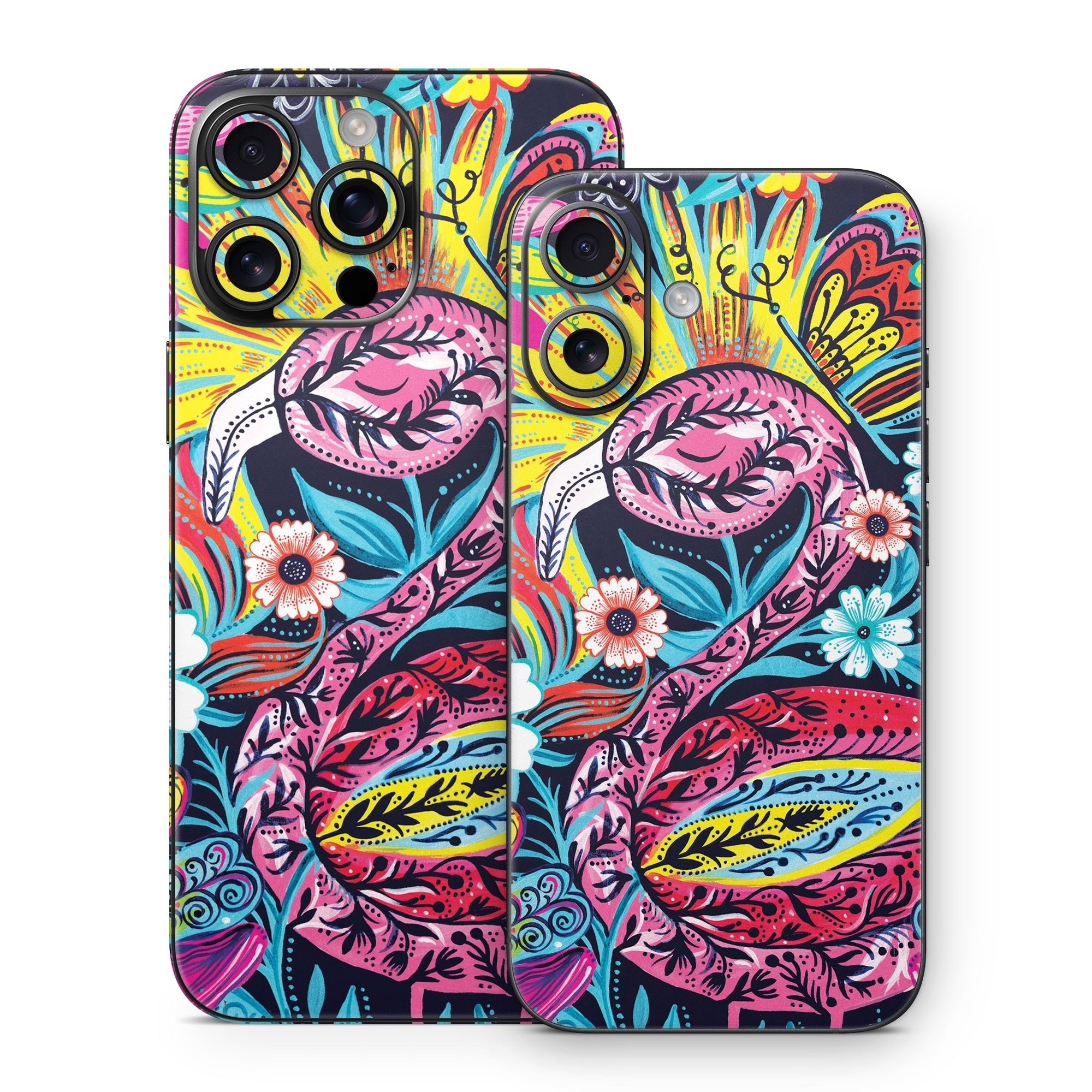 Flashy Flamingo - Apple iPhone 16 Skin