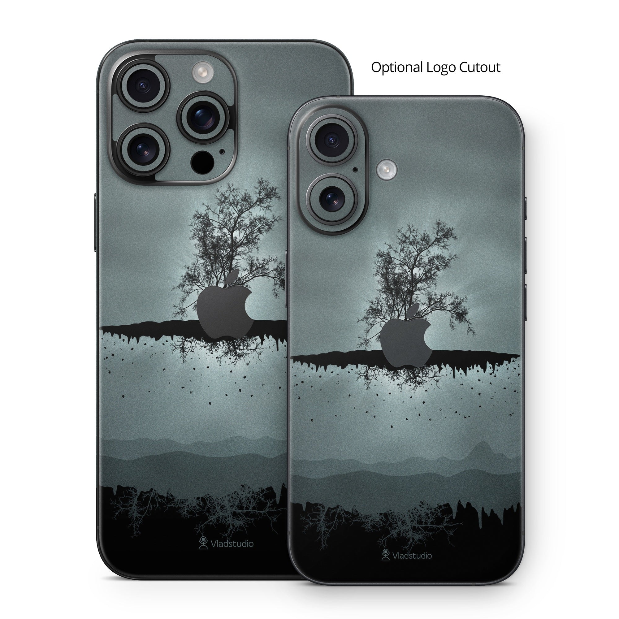 Flying Tree Black - Apple iPhone 16 Skin