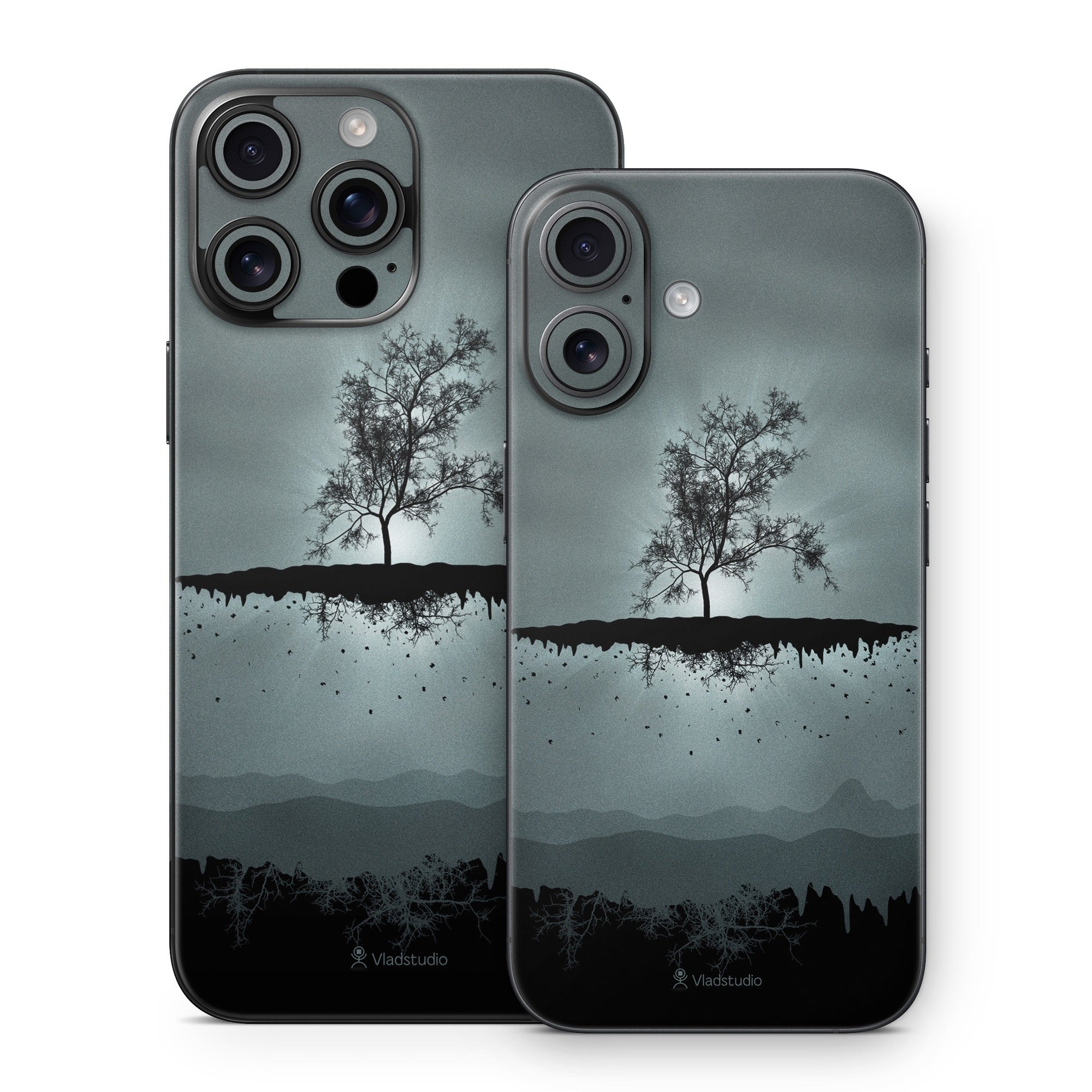 Flying Tree Black - Apple iPhone 16 Skin