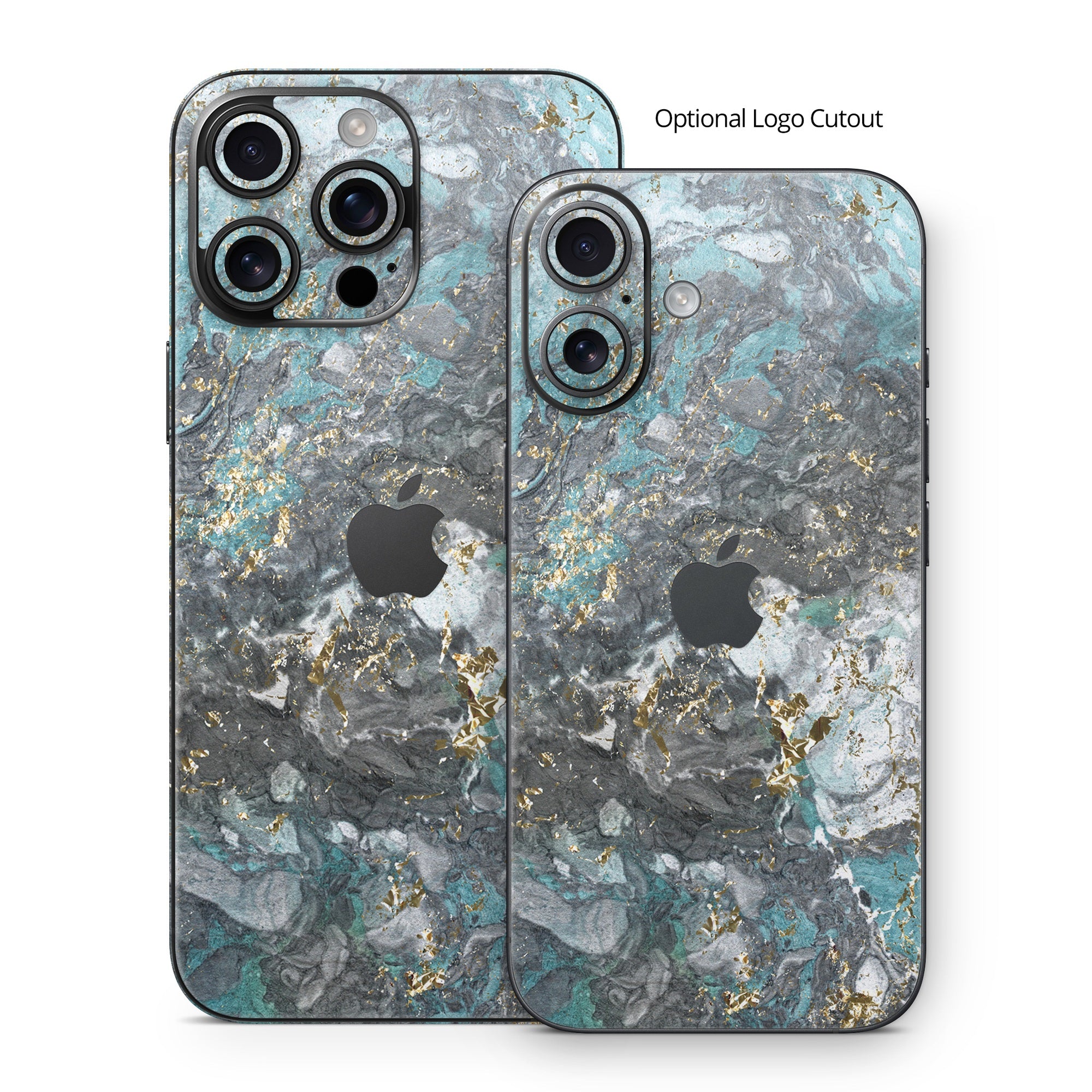 Gilded Glacier Marble - Apple iPhone 16 Skin