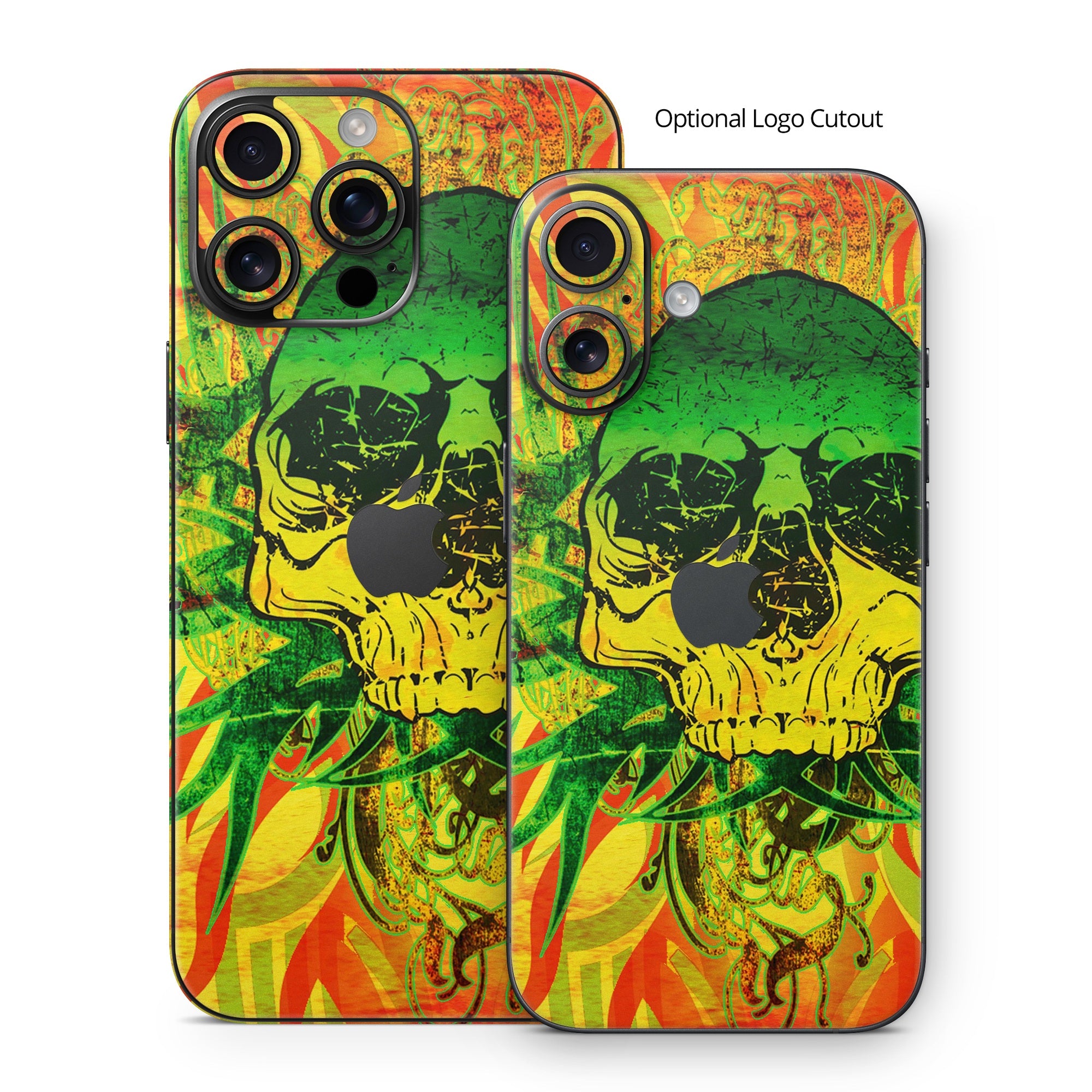 Hot Tribal Skull - Apple iPhone 16 Skin