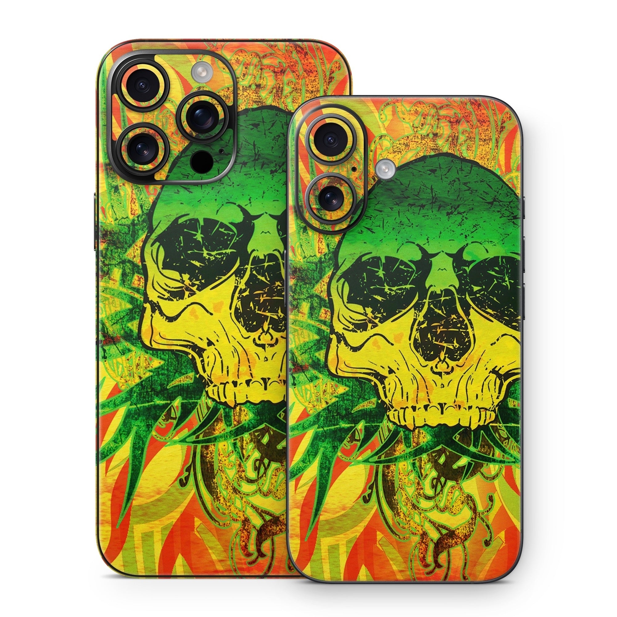 Hot Tribal Skull - Apple iPhone 16 Skin