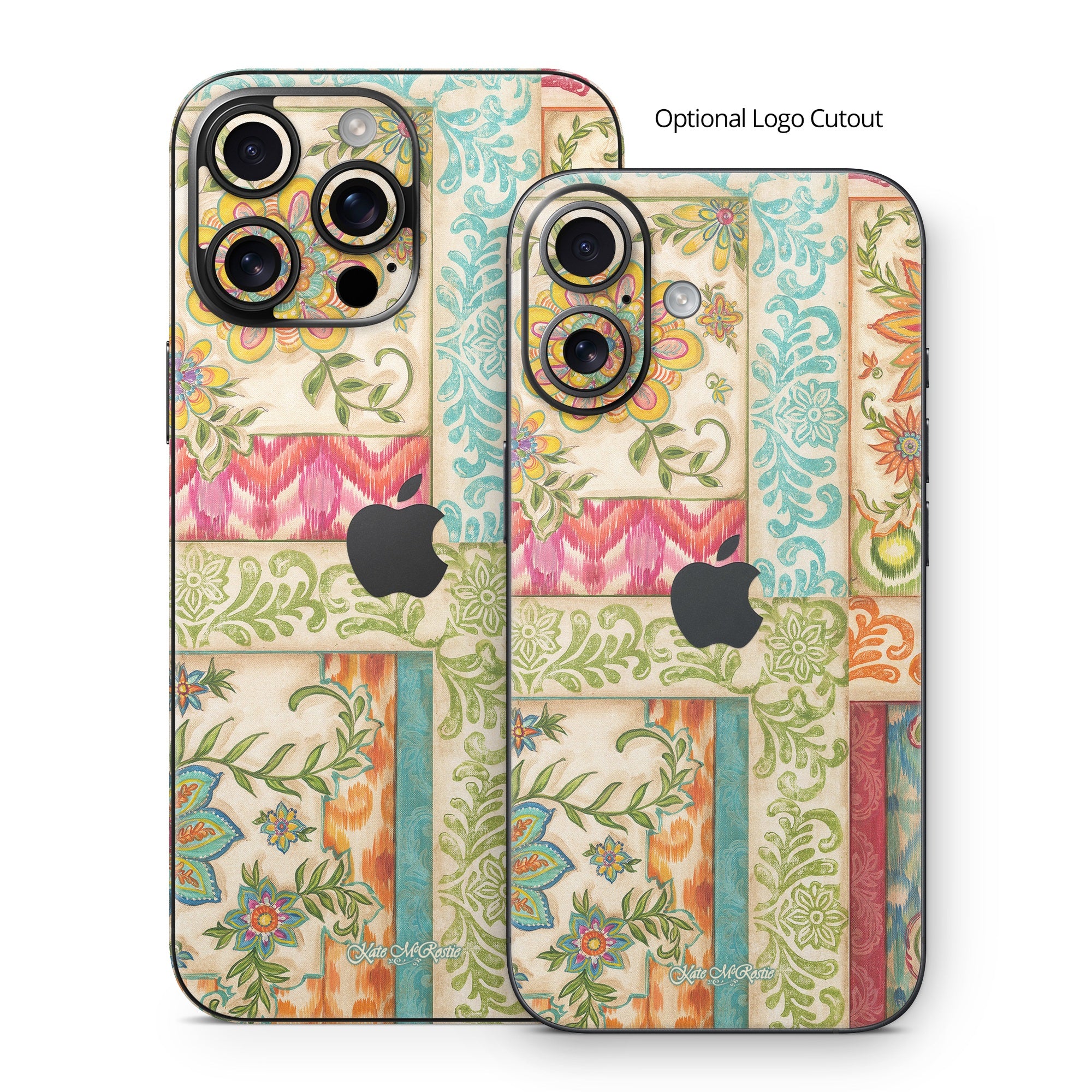 Ikat Floral - Apple iPhone 16 Skin