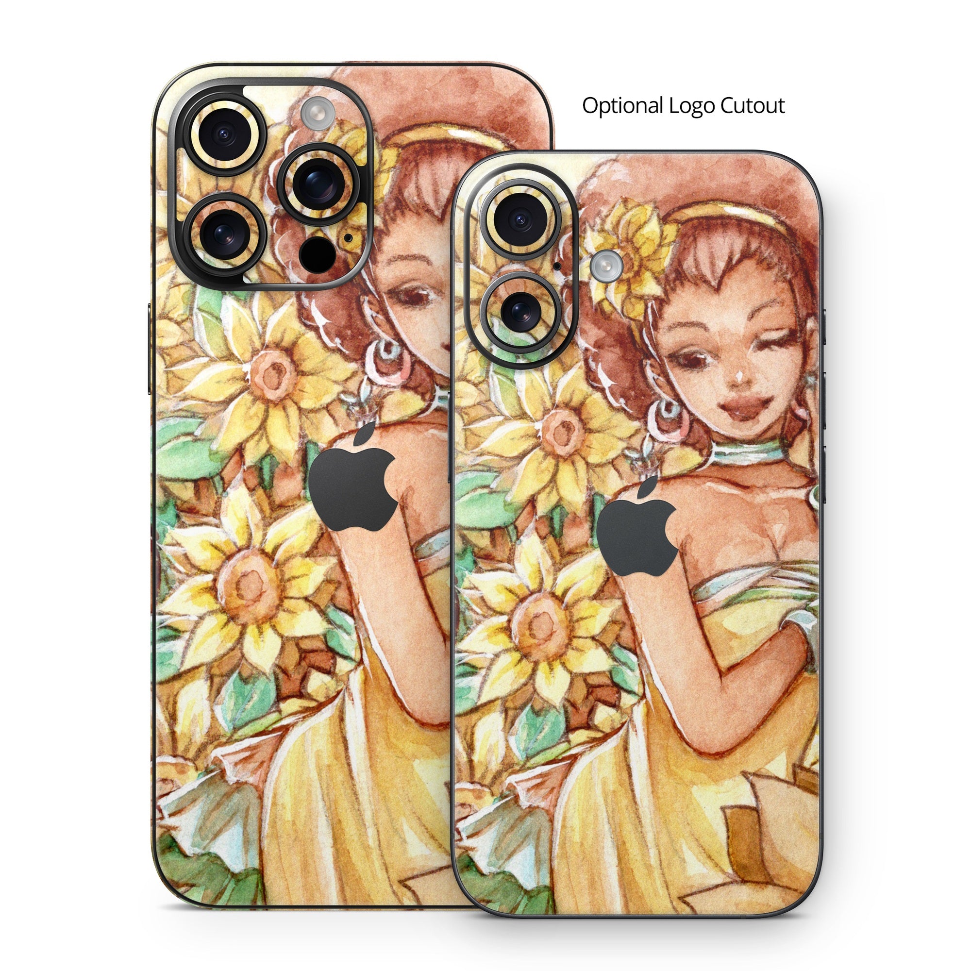 Lady Sunflower - Apple iPhone 16 Skin