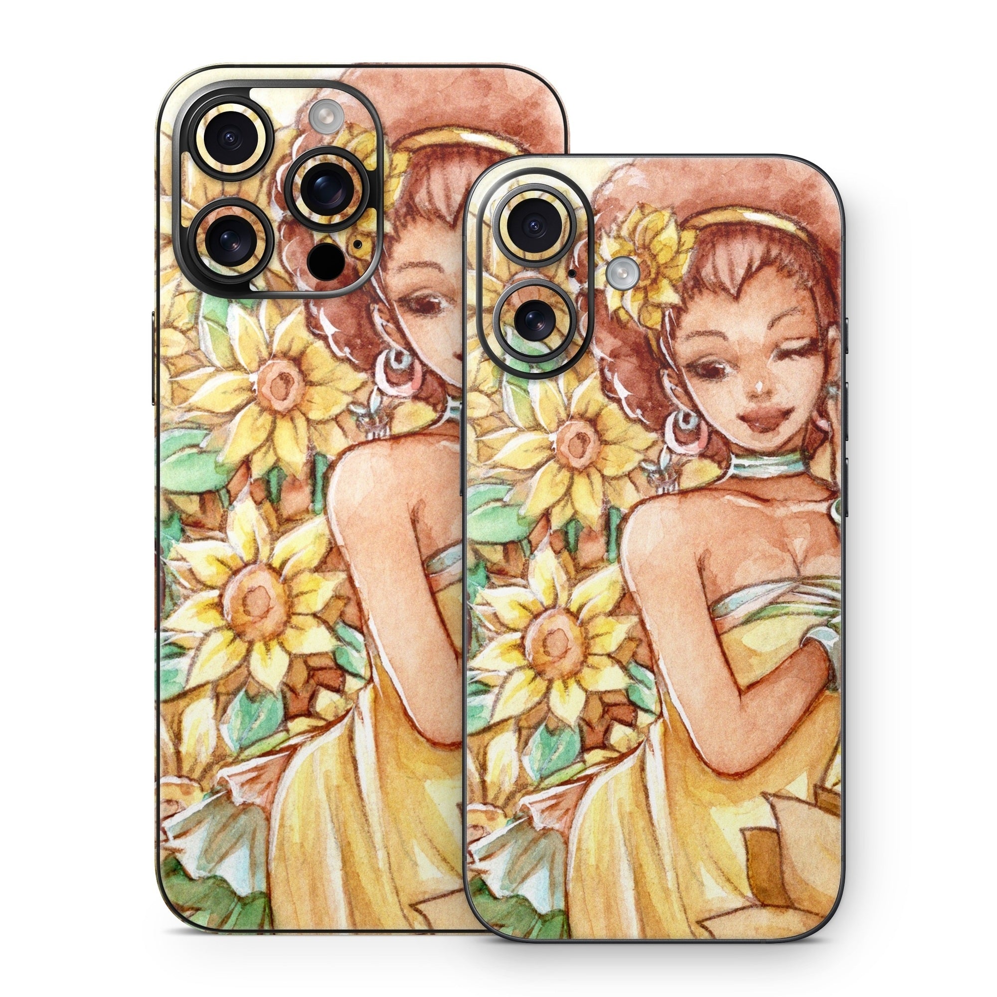 Lady Sunflower - Apple iPhone 16 Skin