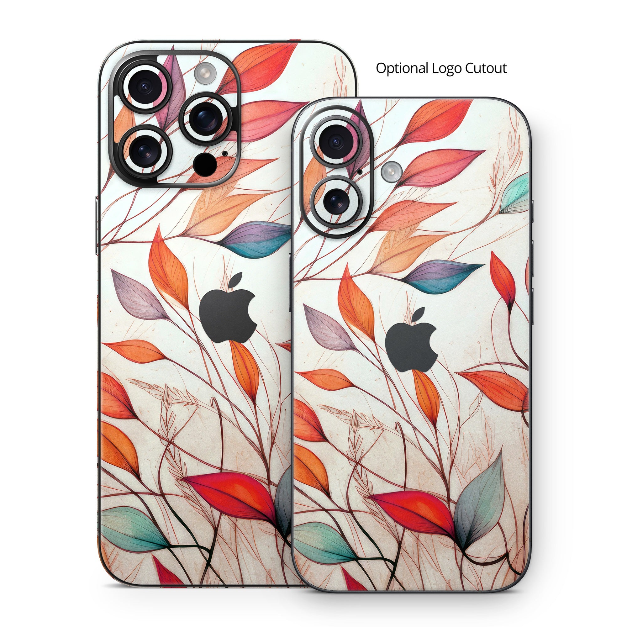 Leaf Sketches - Apple iPhone 16 Skin