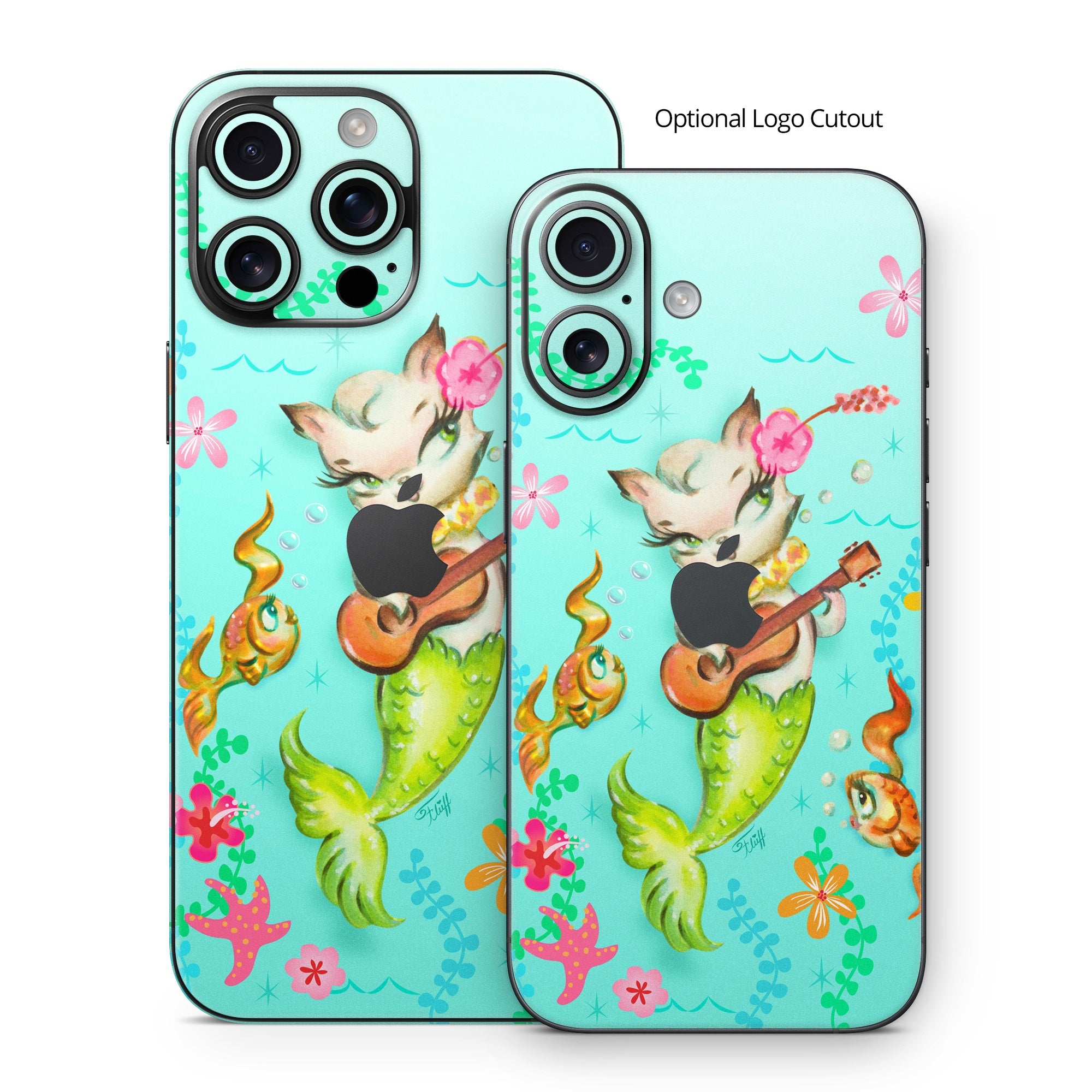 Merkitten with Ukelele - Apple iPhone 16 Skin