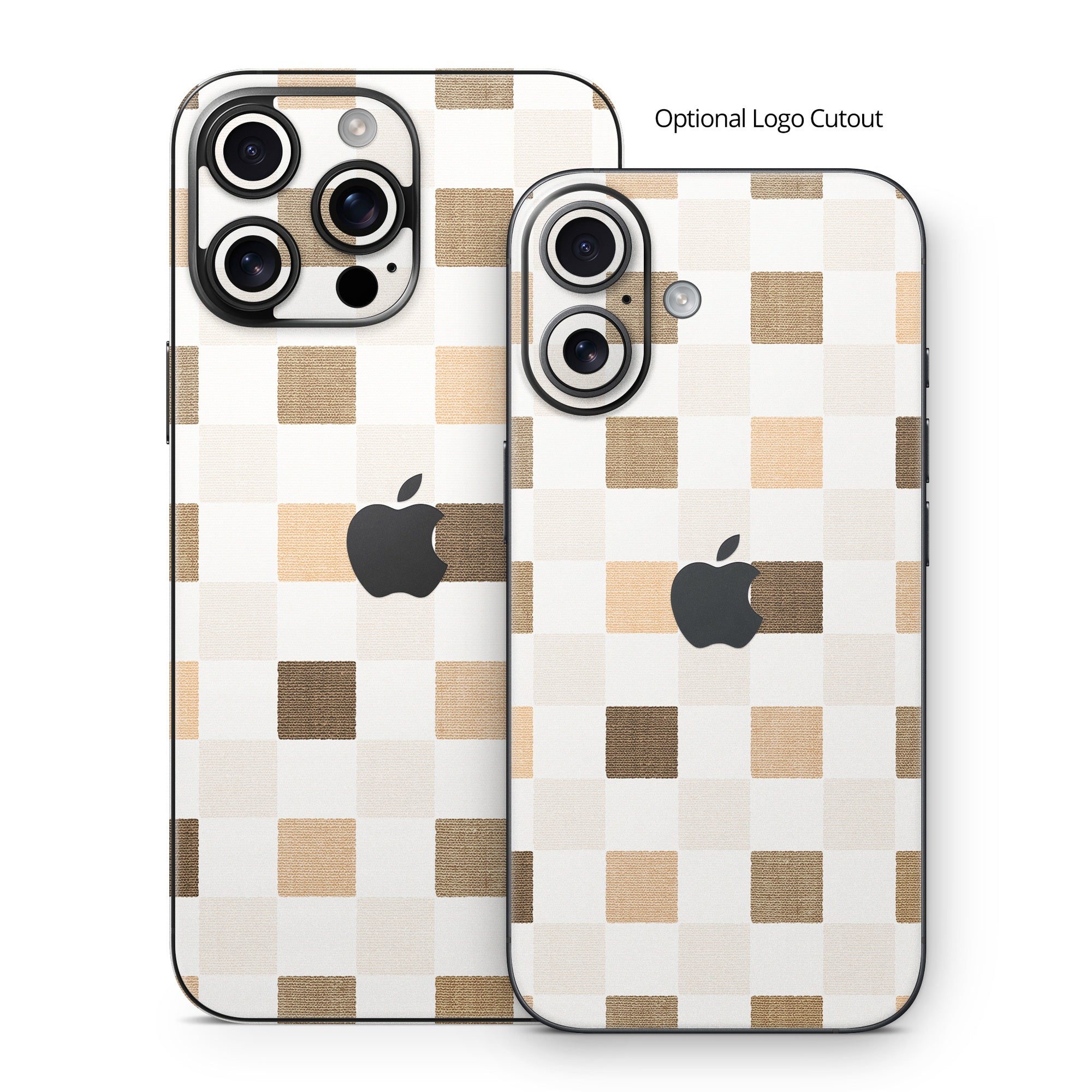 Neutral Checker - Apple iPhone 16 Skin