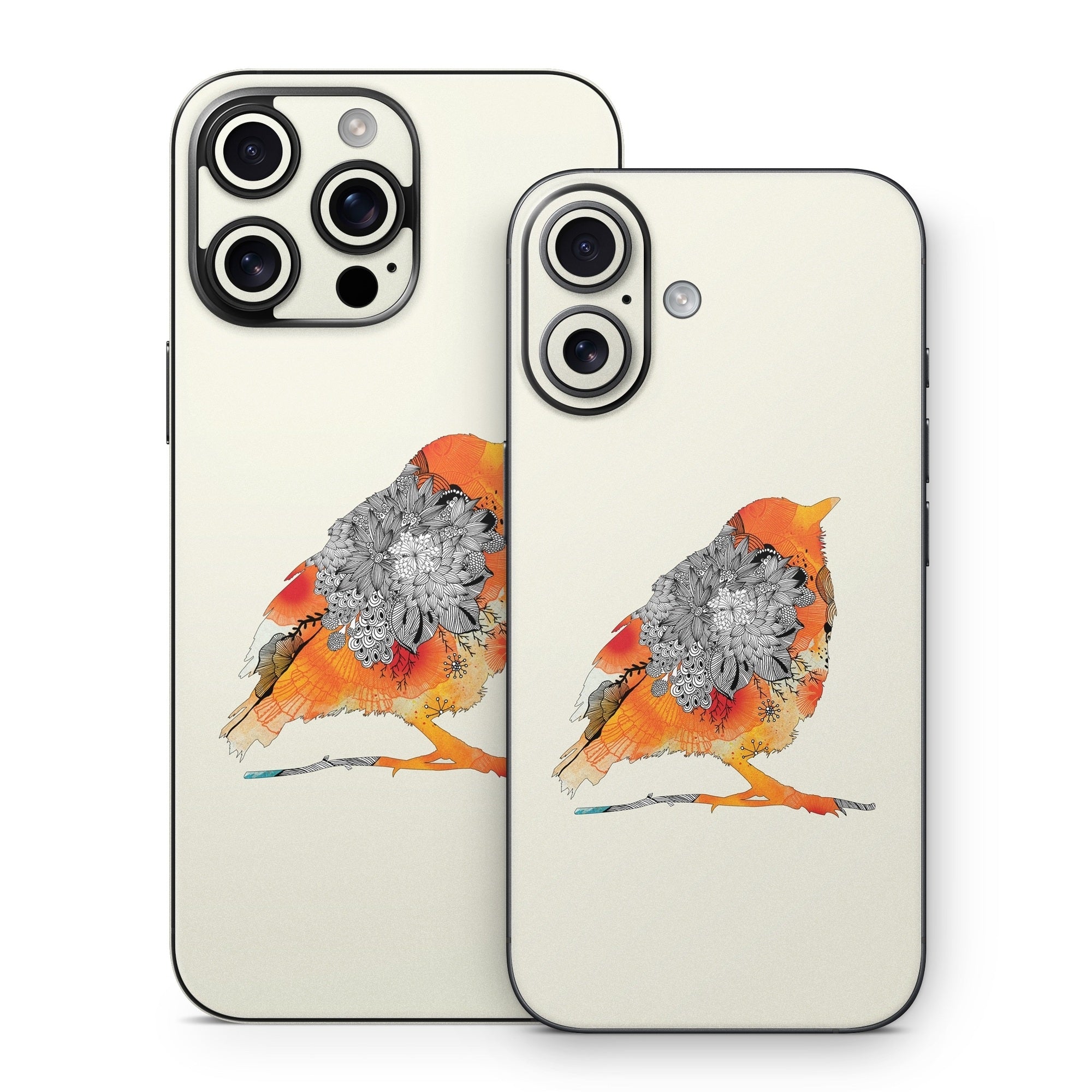 Orange Bird - Apple iPhone 16 Skin