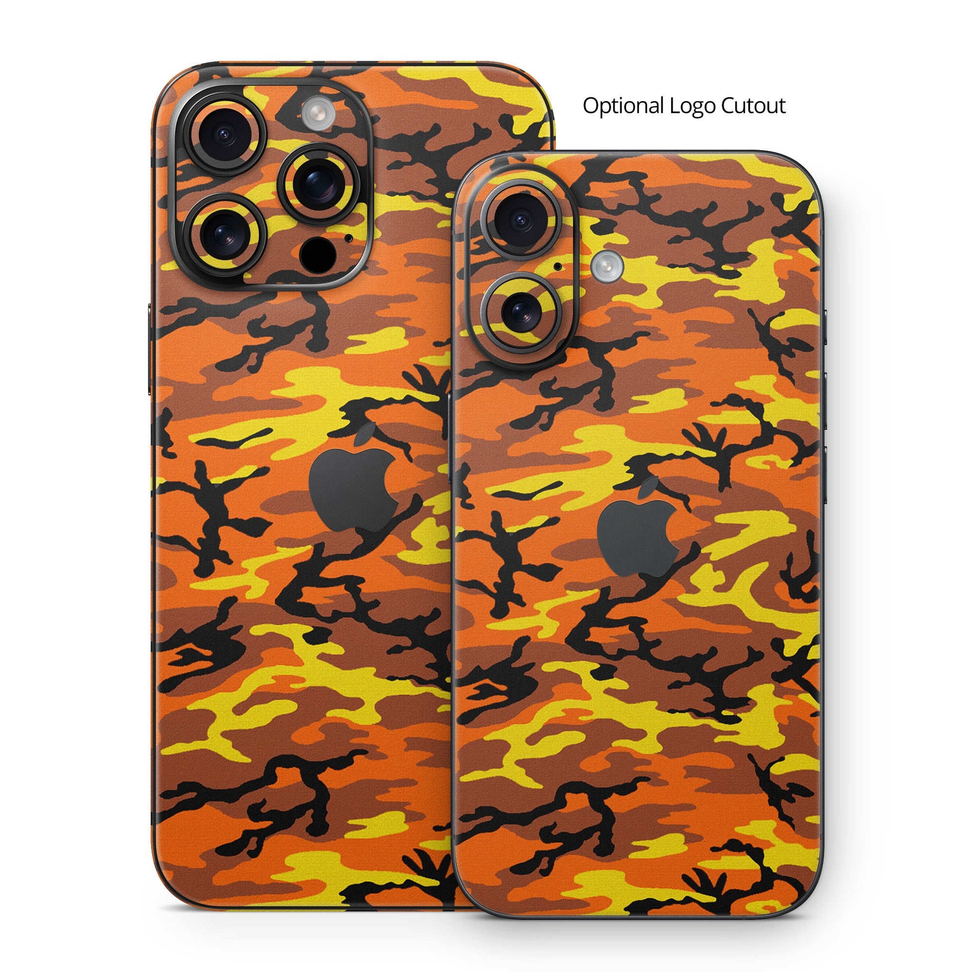 Orange Camo - Apple iPhone 16 Skin