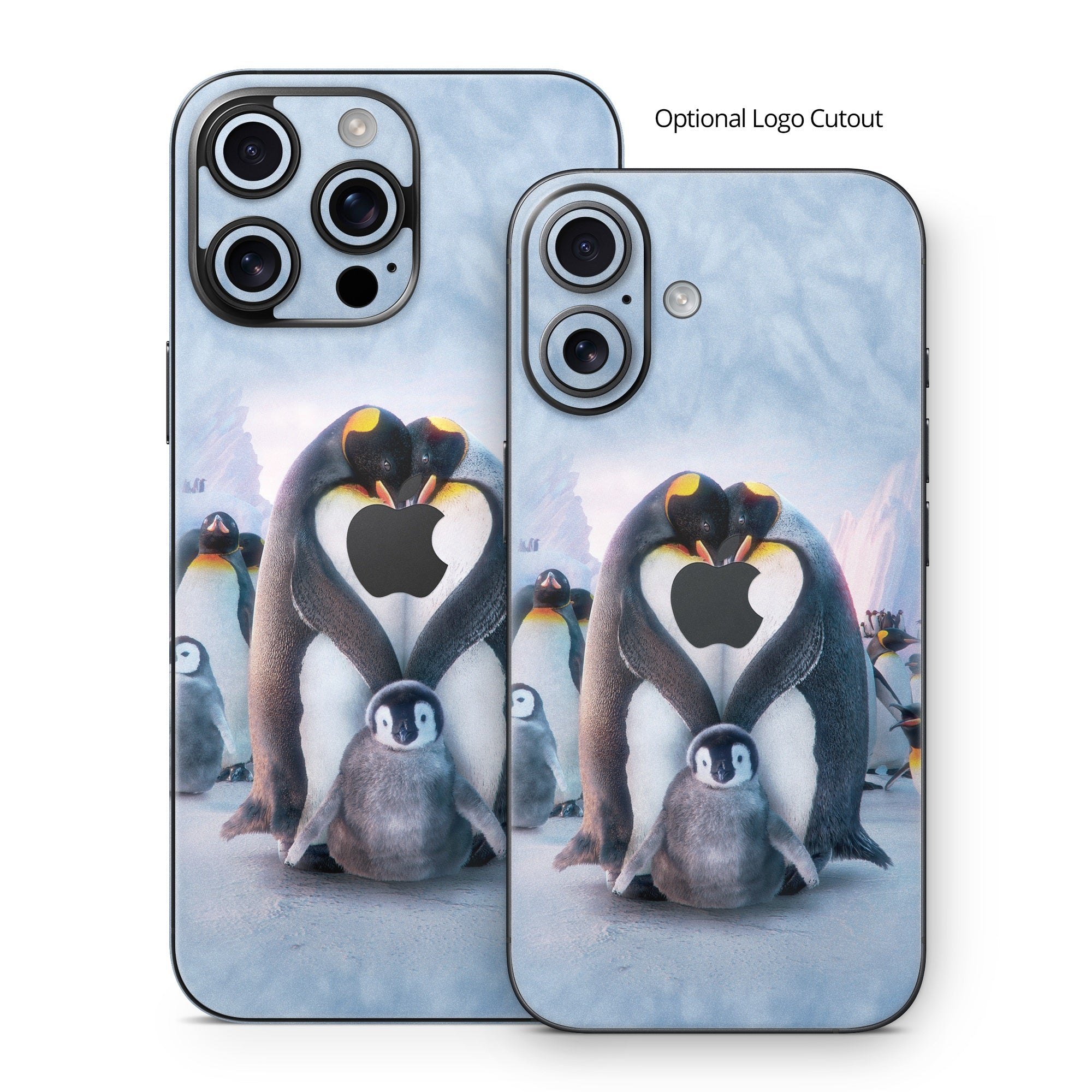 Penguin Heart - Apple iPhone 16 Skin