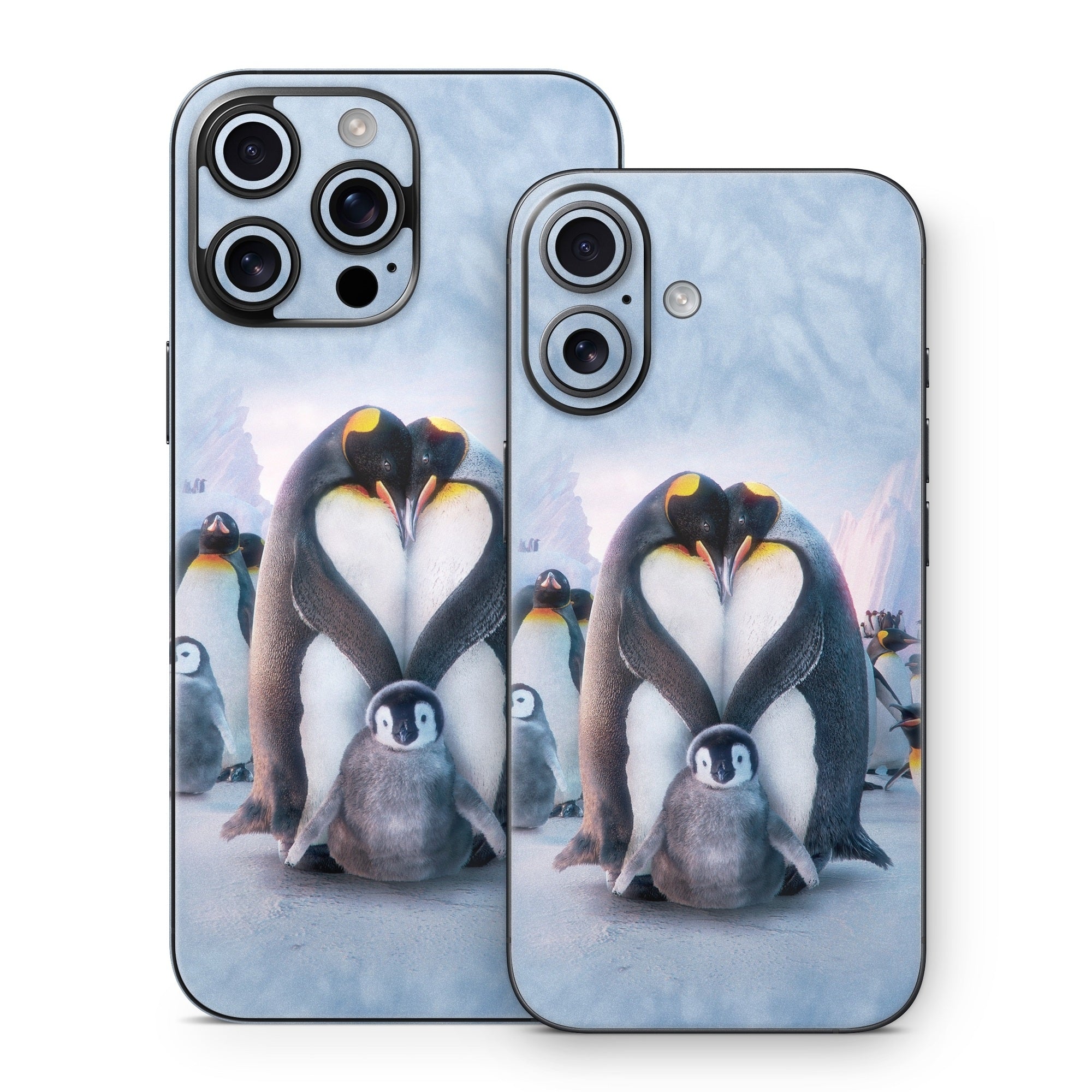 Penguin Heart - Apple iPhone 16 Skin