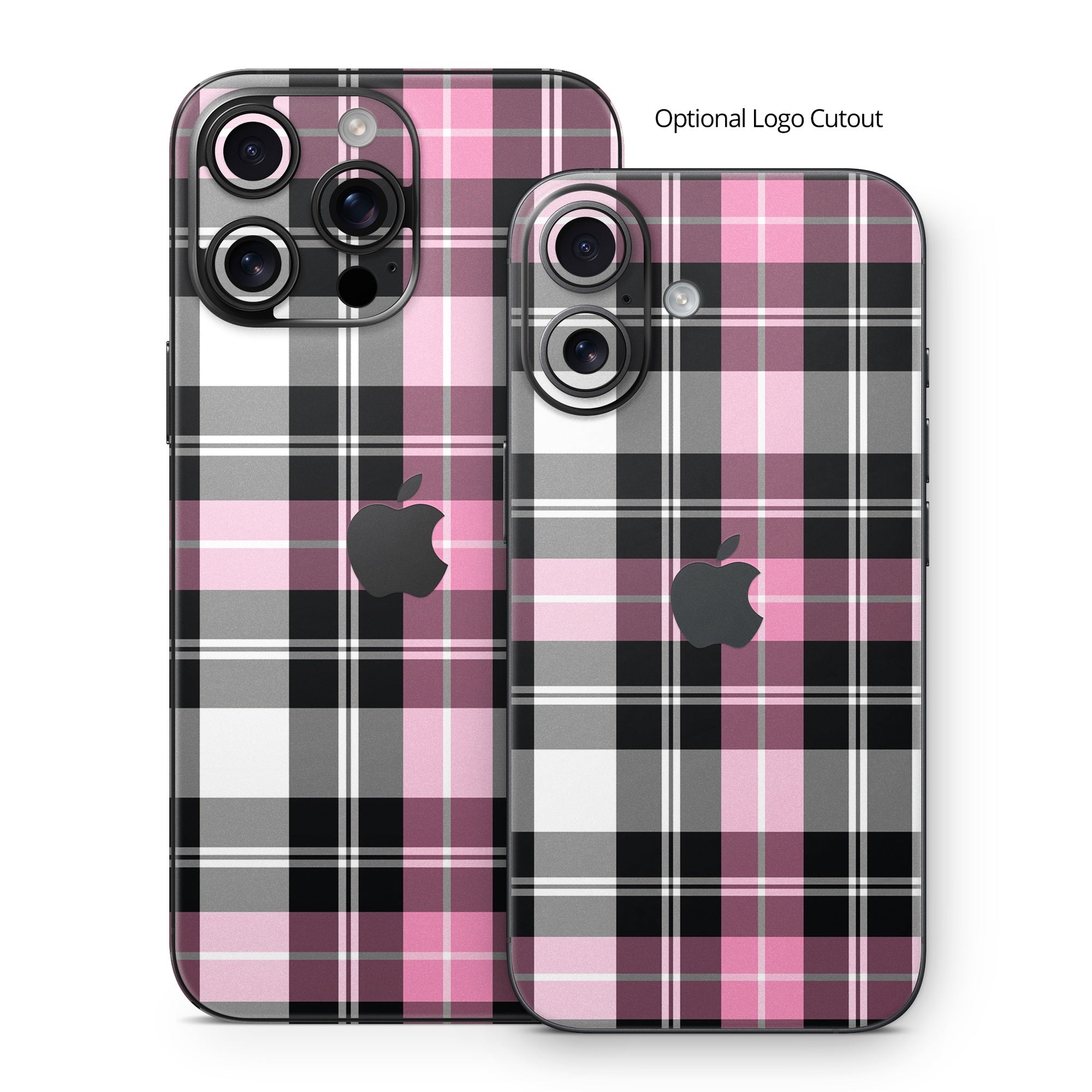 Pink Plaid - Apple iPhone 16 Skin