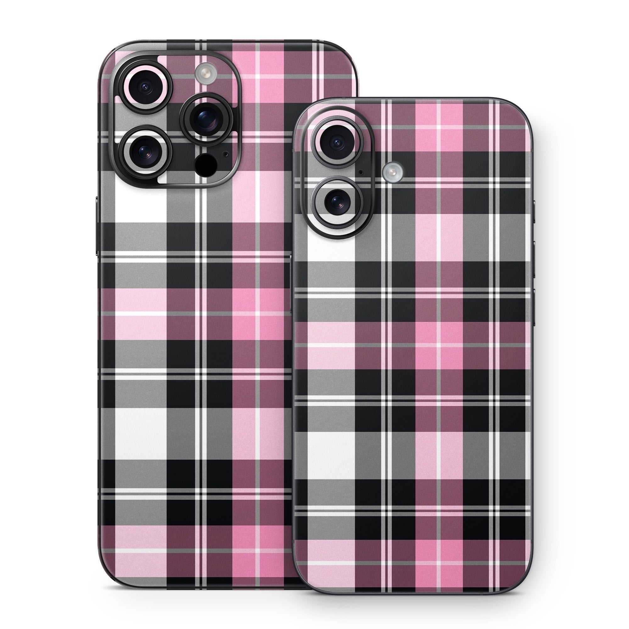 Pink Plaid - Apple iPhone 16 Skin