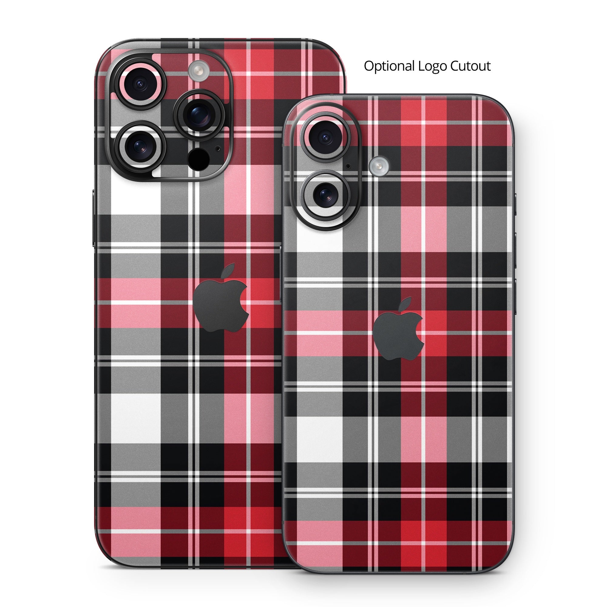 Red Plaid - Apple iPhone 16 Skin