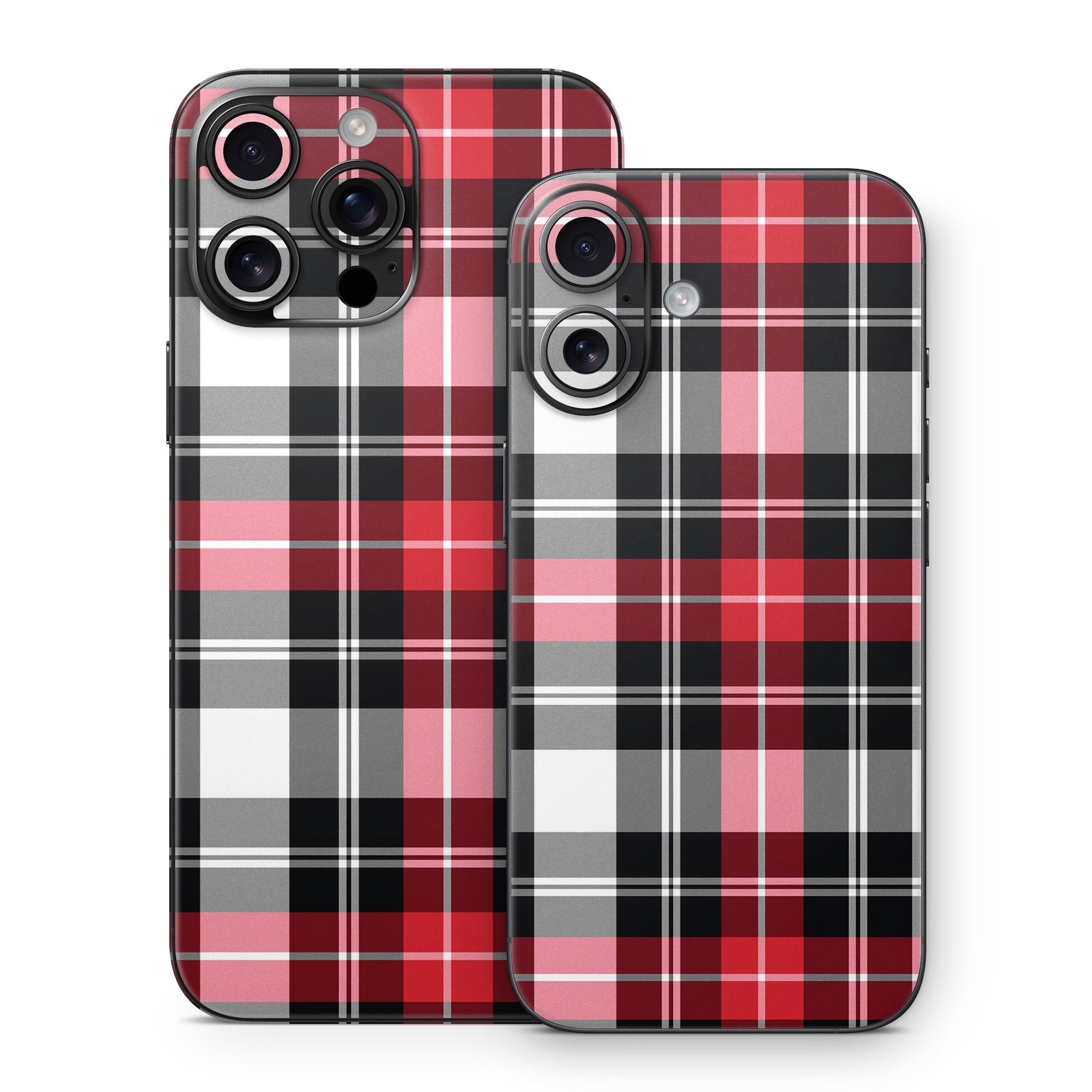 Red Plaid - Apple iPhone 16 Skin